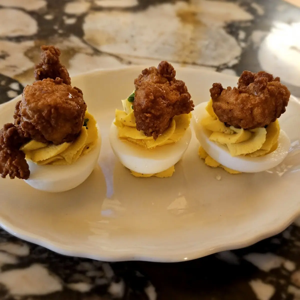 3 Deviled Eggs