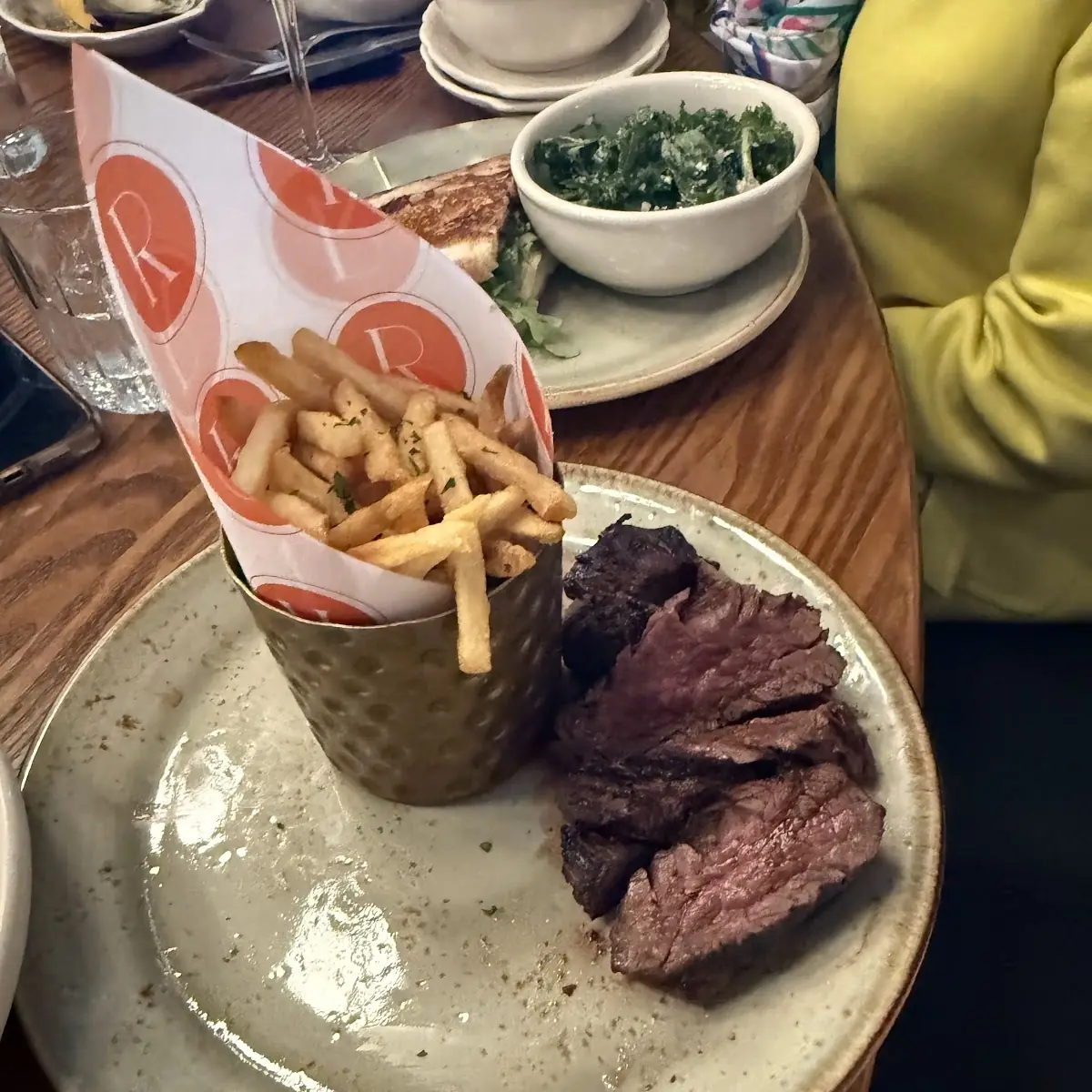 Steak Frites with Dipping Sauces