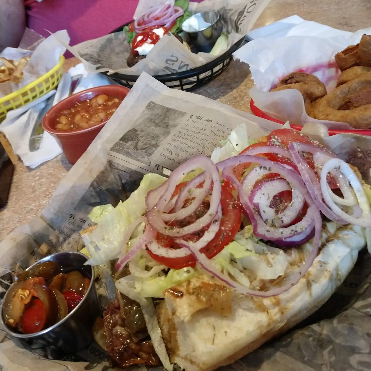 Cheese Steak with Everything on It