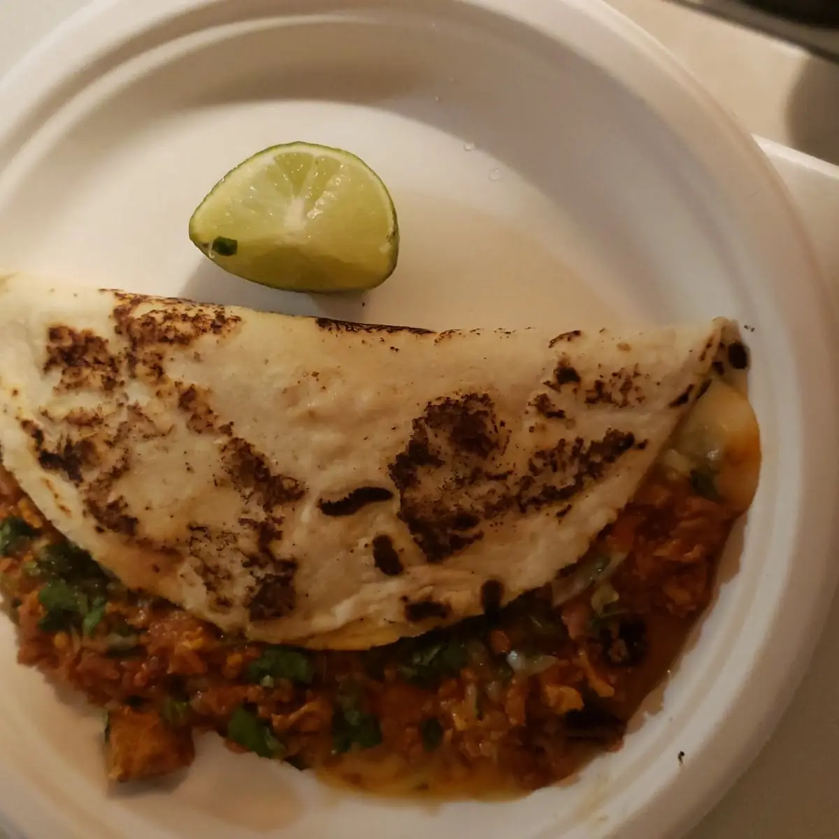 Quesadilla De Chicharron Prensado