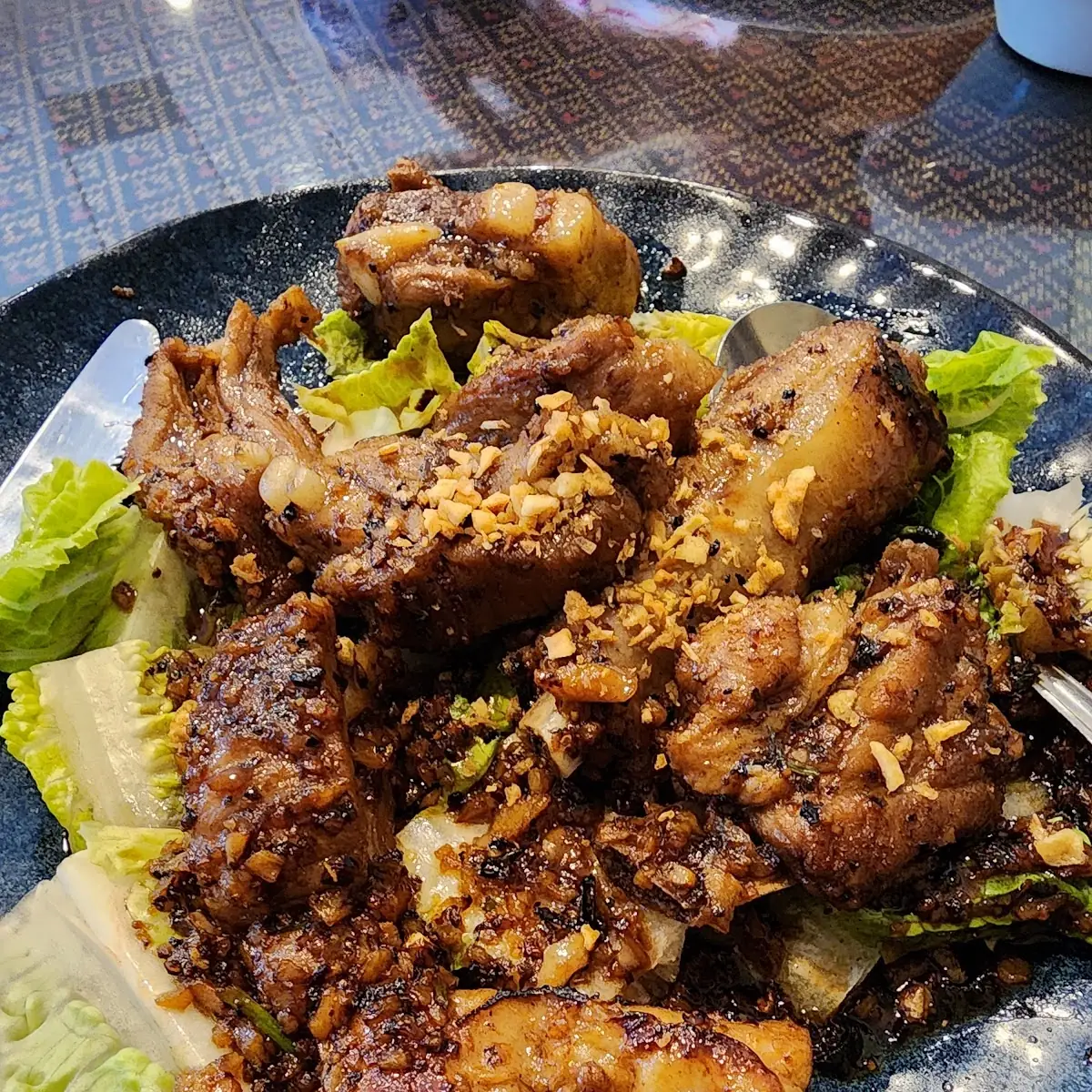 Garlic Pepper Pork Spare Ribs