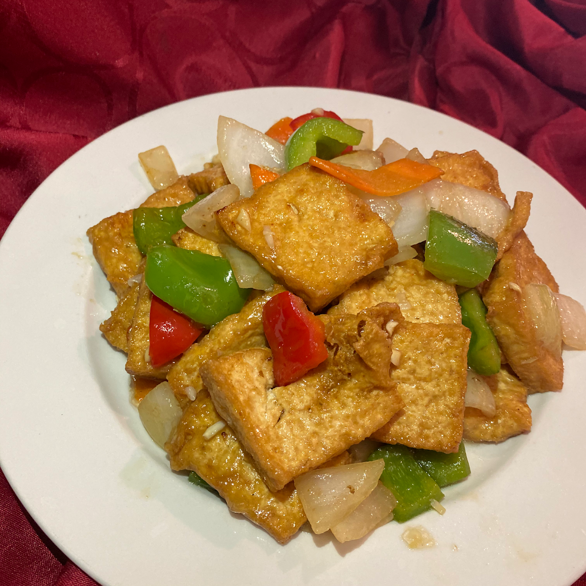 Sweet & Sour Tofu, Lucky 15 Restaurant
