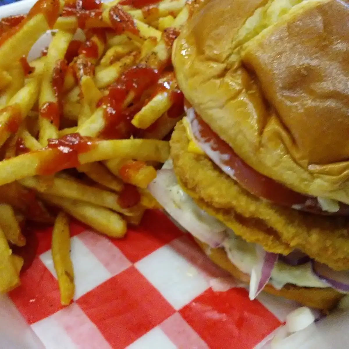 Cod Fish Sandwich Deluxe