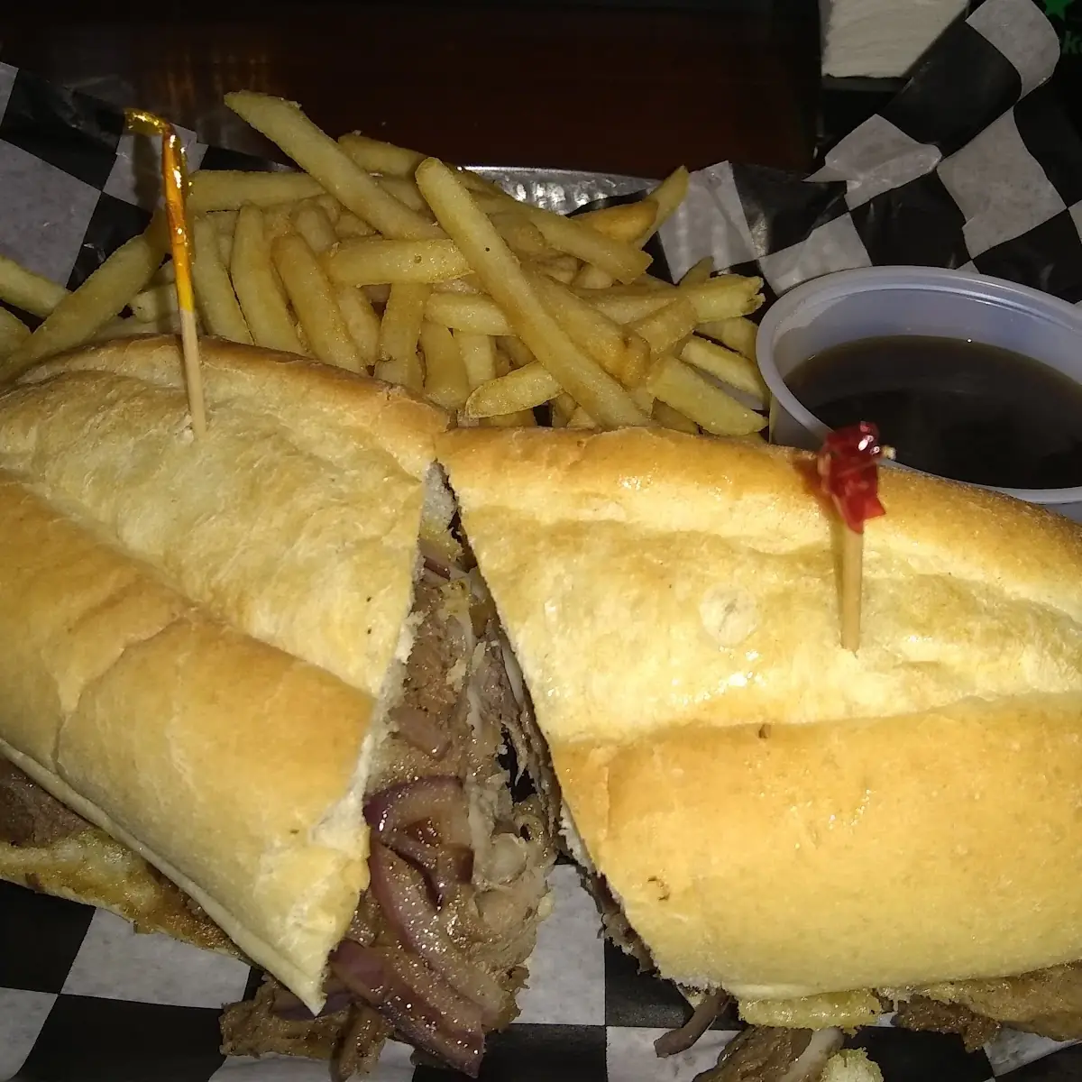 Prime Rib Dip and Fries