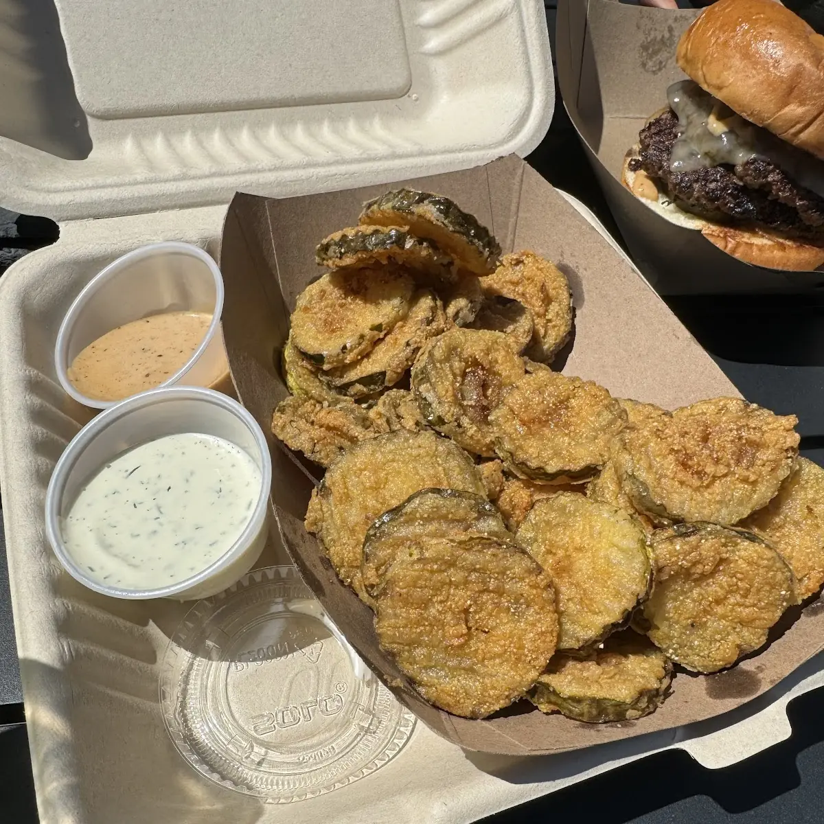 Fried Pickles with Ranch