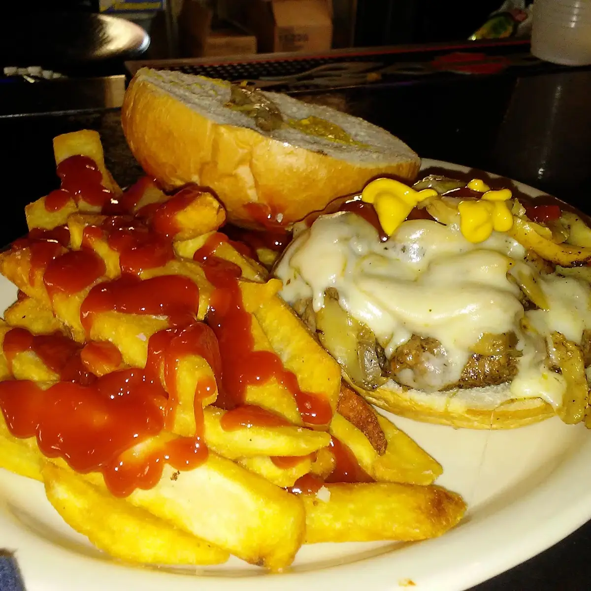 Mushroom Swiss Burger