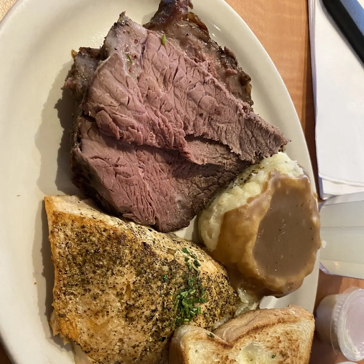 Surf N Turf Salmon & Roast Beef