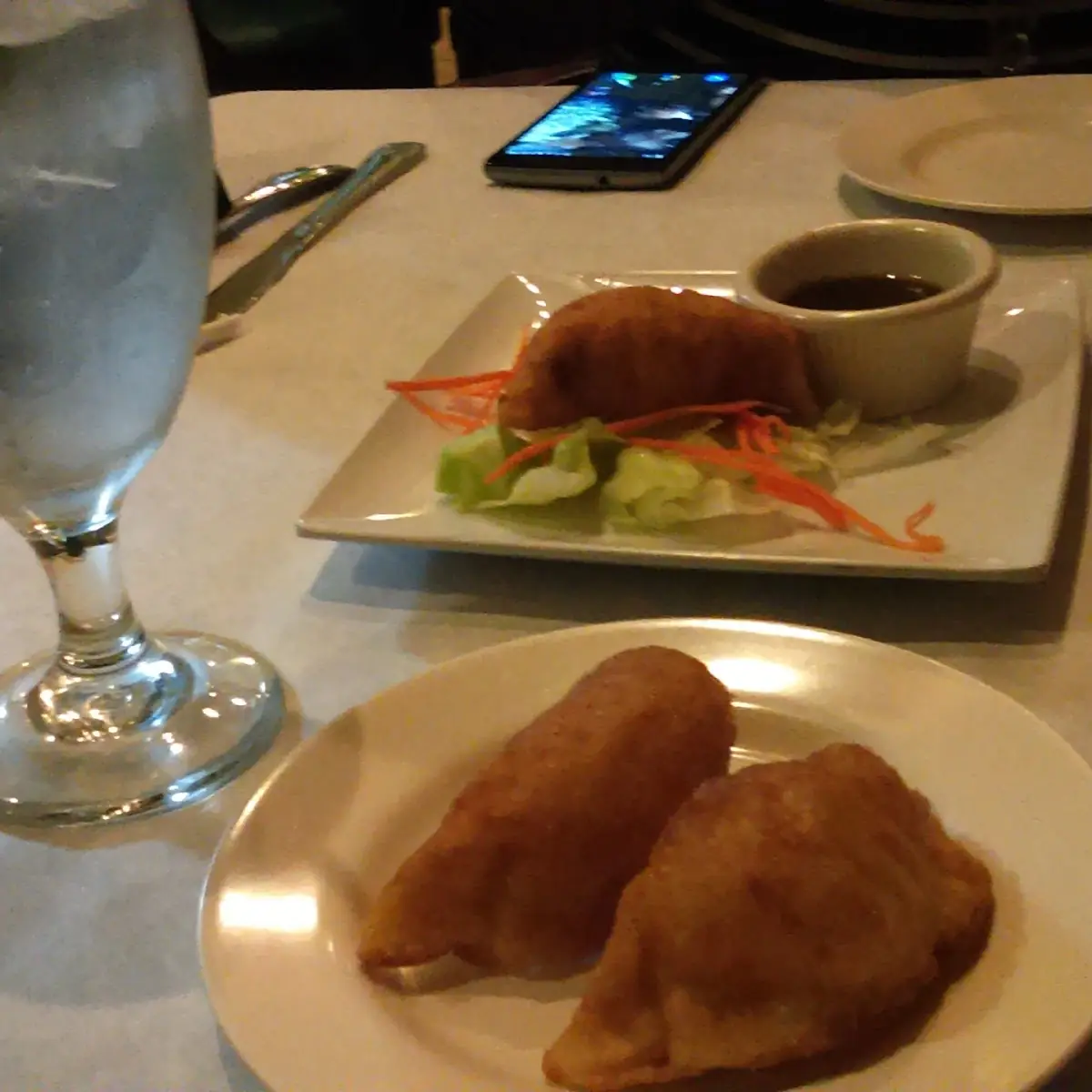 Fried Dumplings with Dipping Sauce