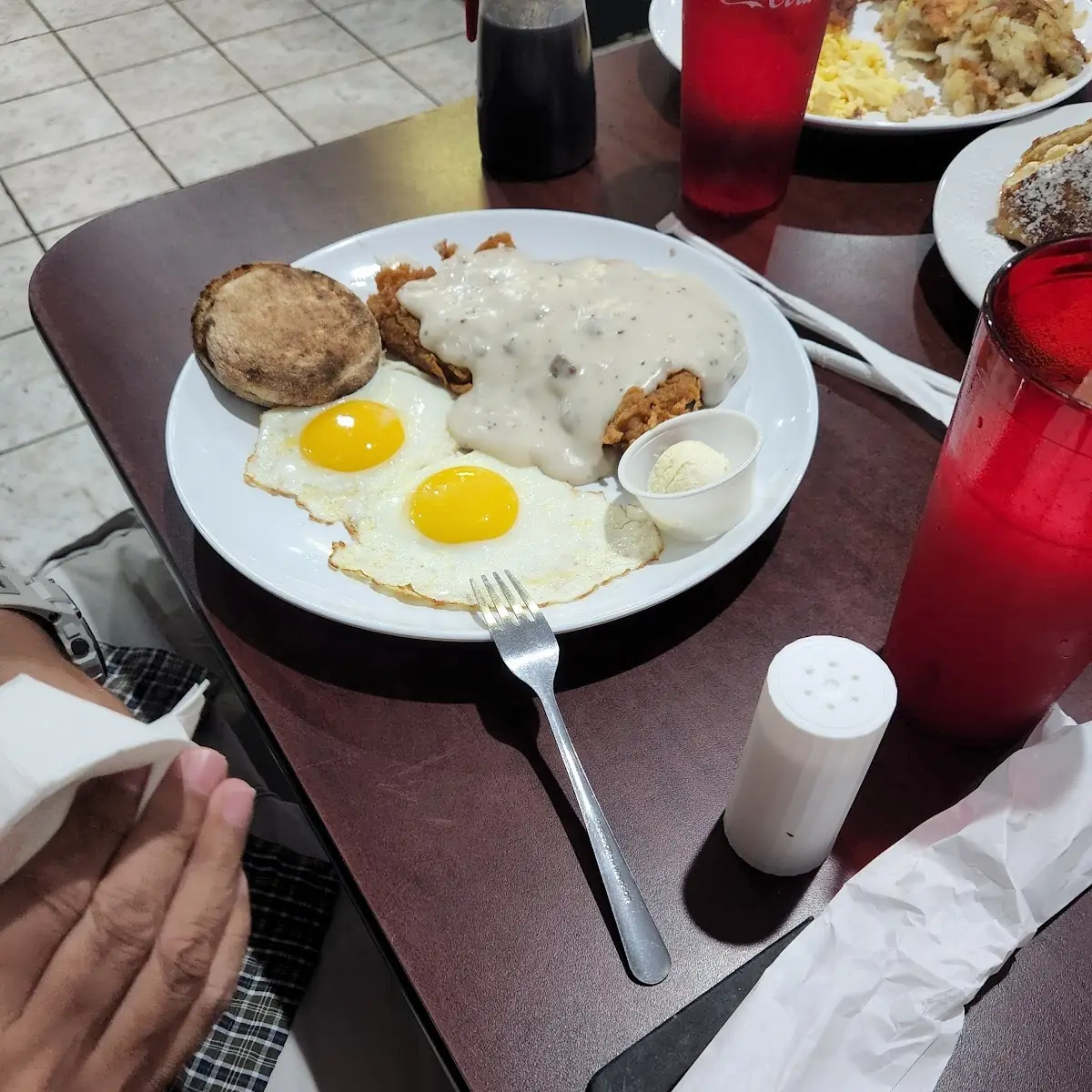 Chicken Fried Steak and Eggs