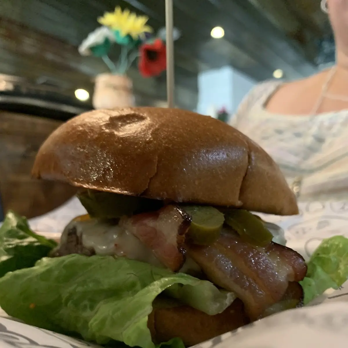 Burger with Bacon Burger