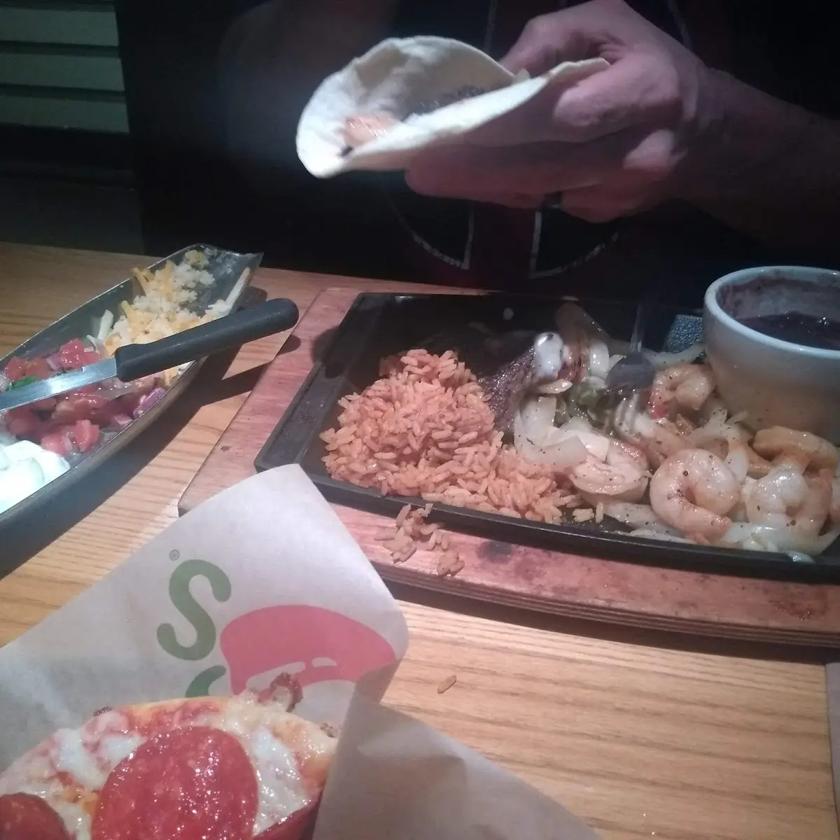Shrimp Fajitas