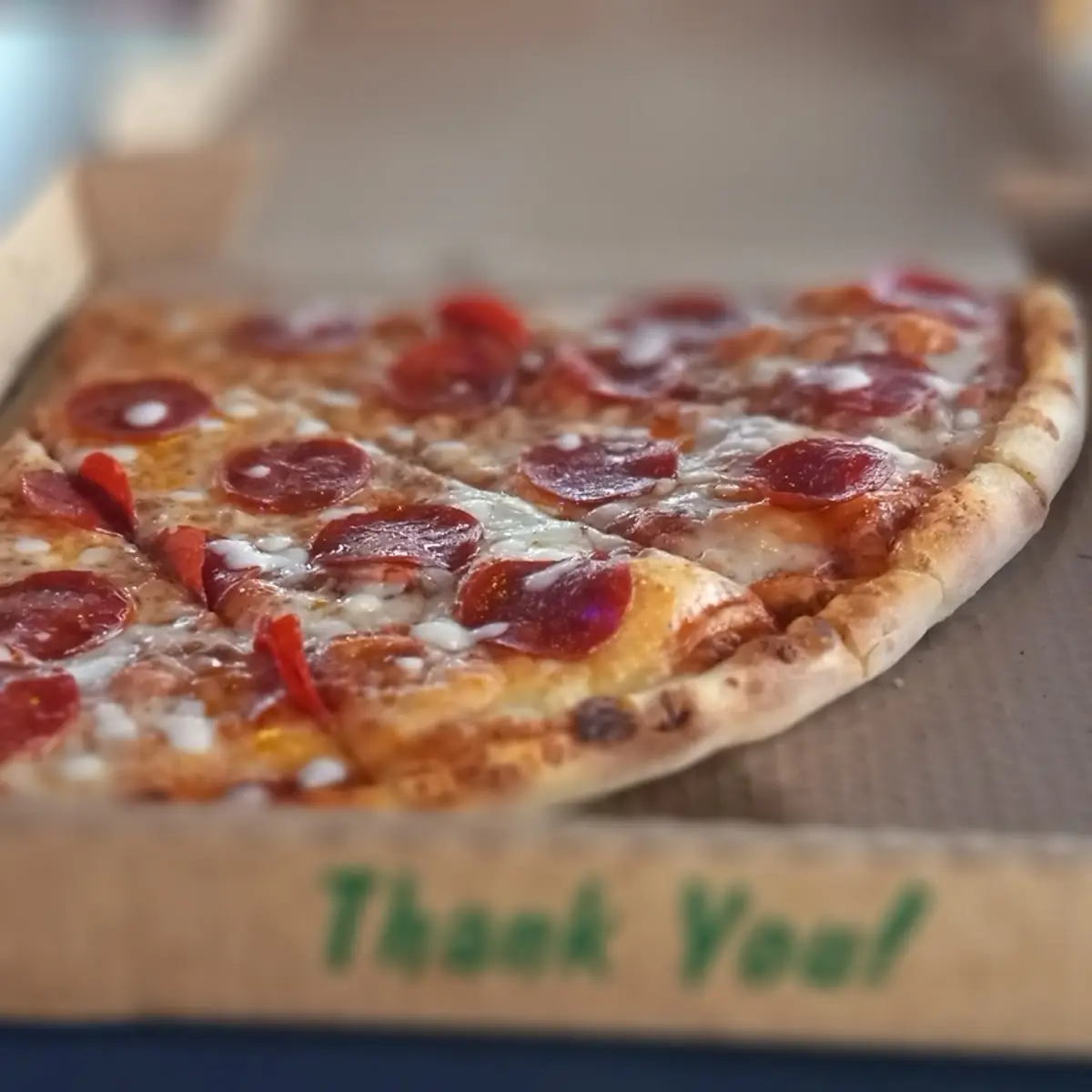 Two Pieces of Pepperoni Pizza