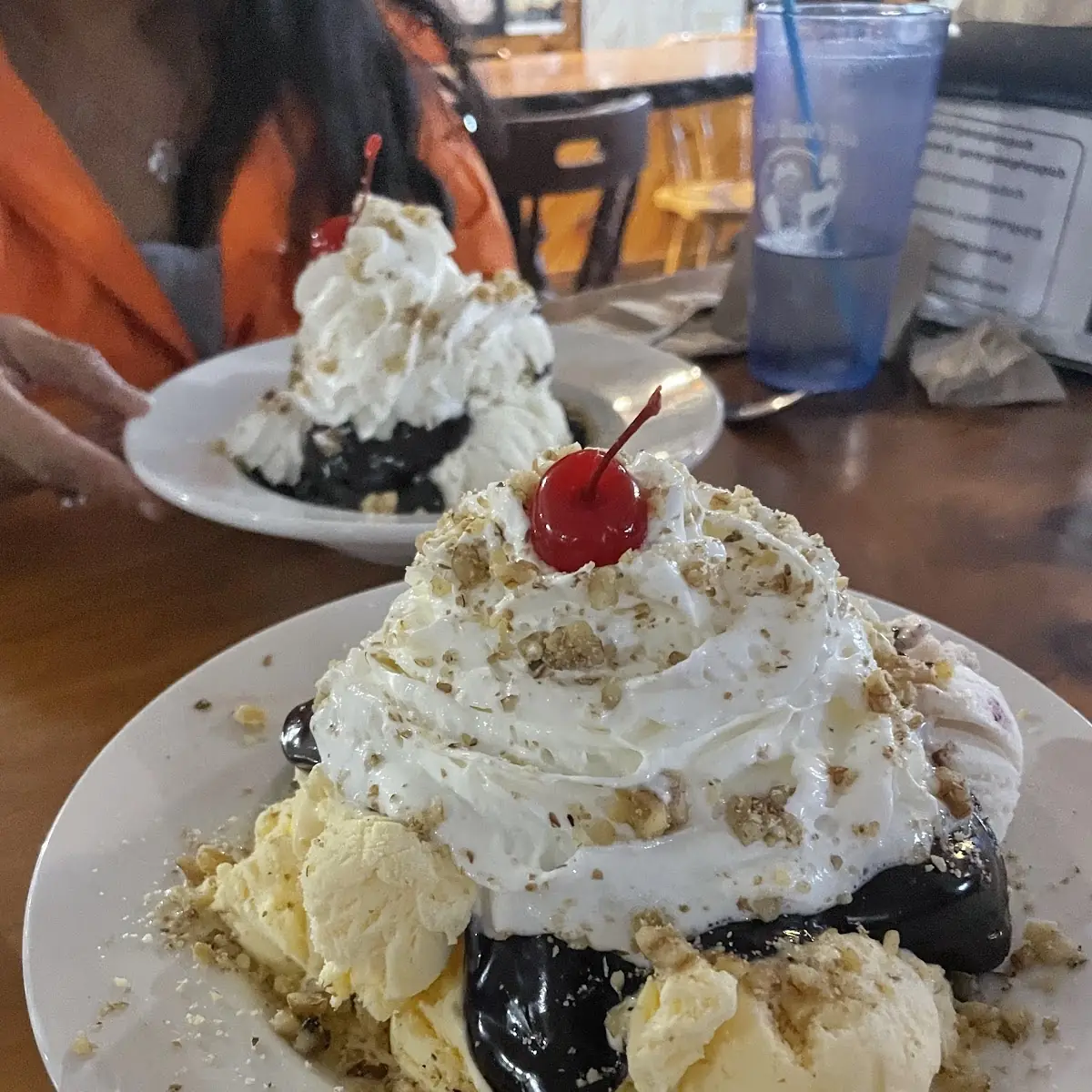 Warm Chocolate Fudge Sundae