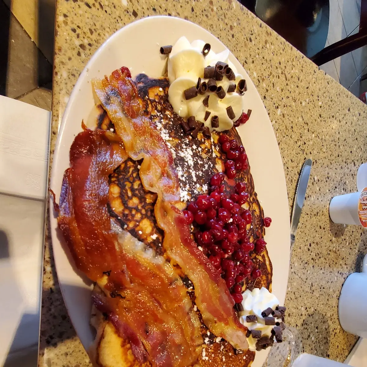 Lingonberry Lemon Pancakes