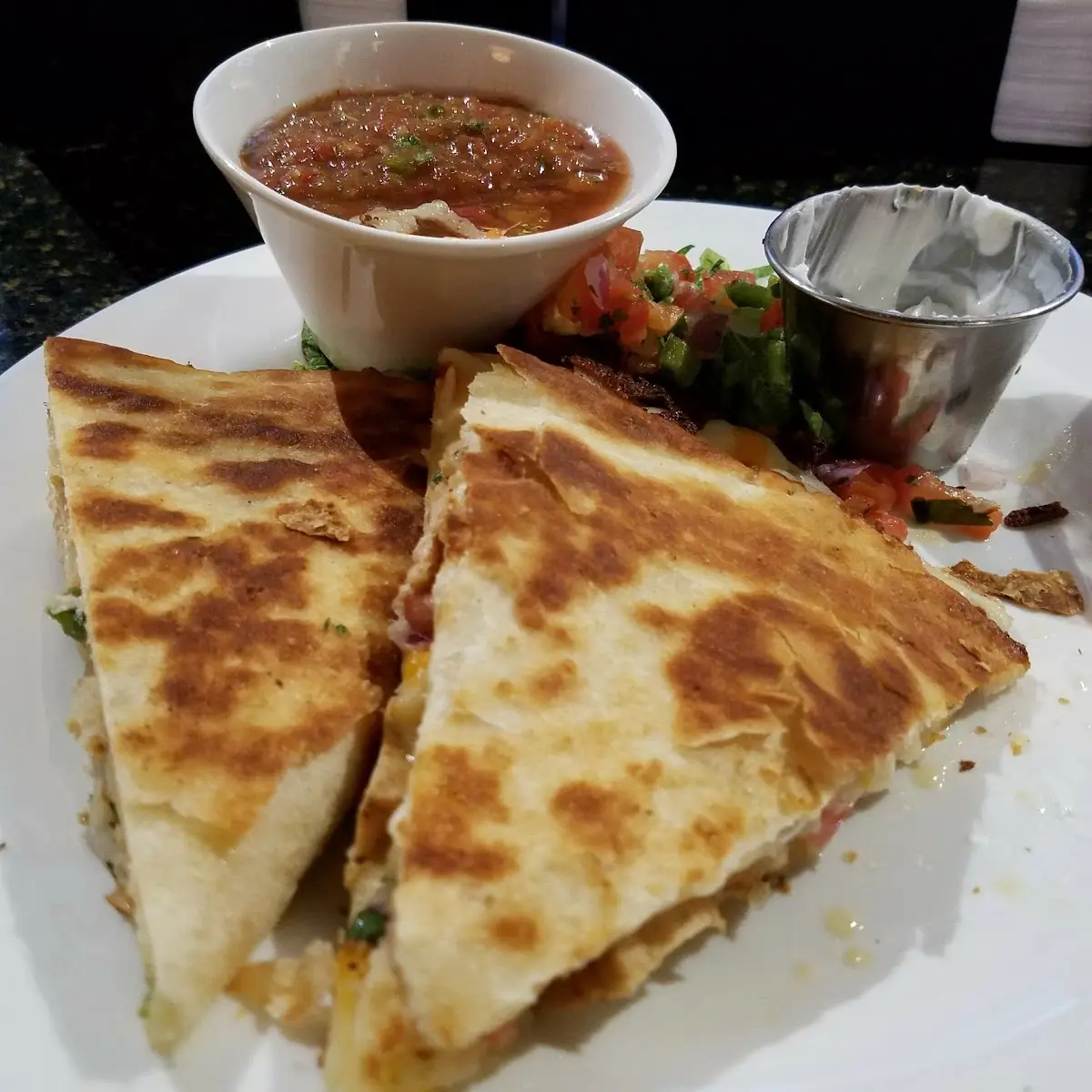 Cheesy Chicken Quesadilla
