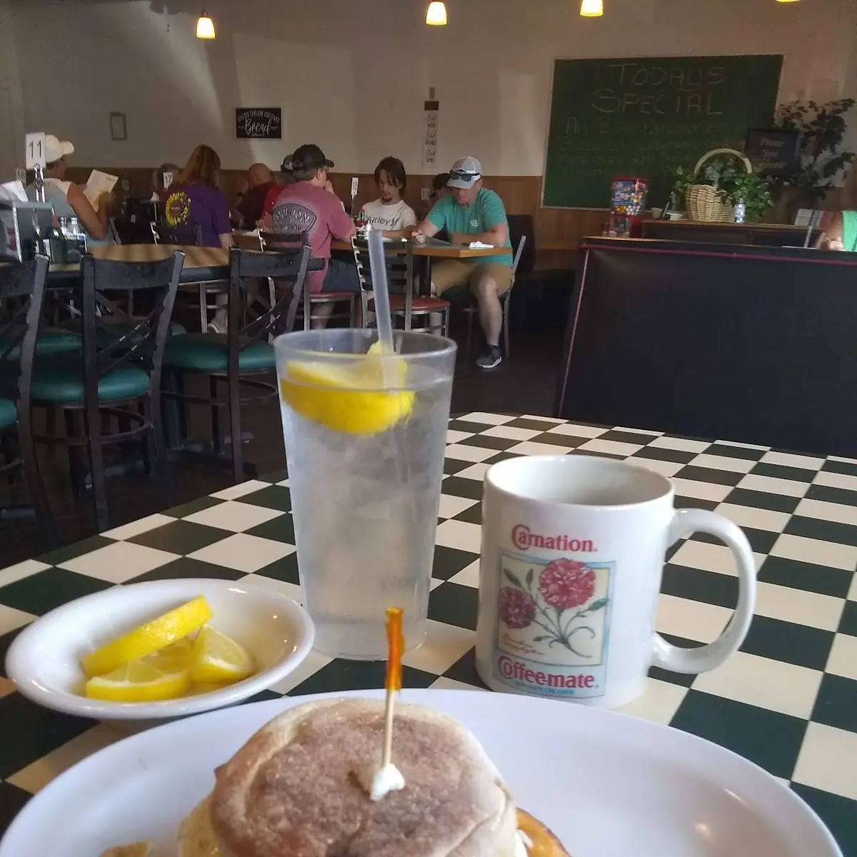 Breakfast Sandwich on Muffins