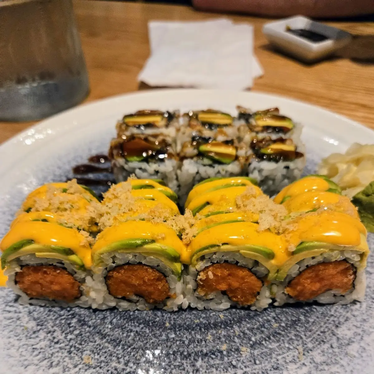 Holiday Roll and Eel Roll
