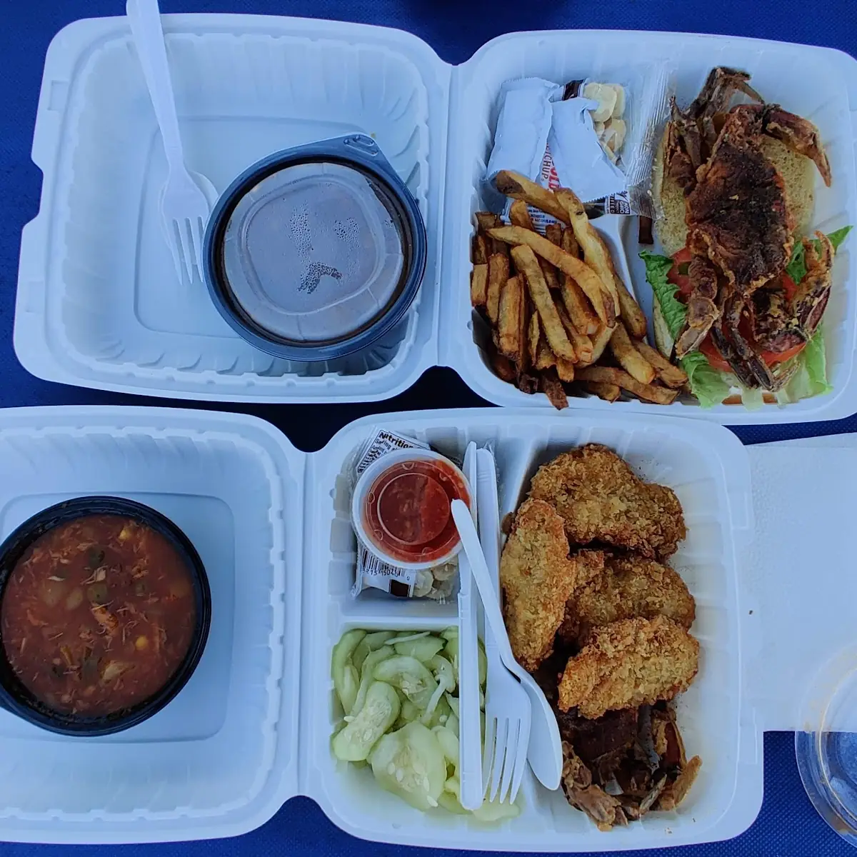 Soft Shell Crab Platter