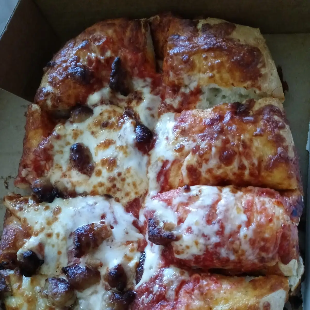 Deep Dish Sausage Pizza