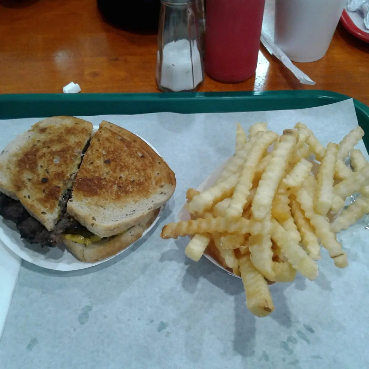 Patty Melt with Fries