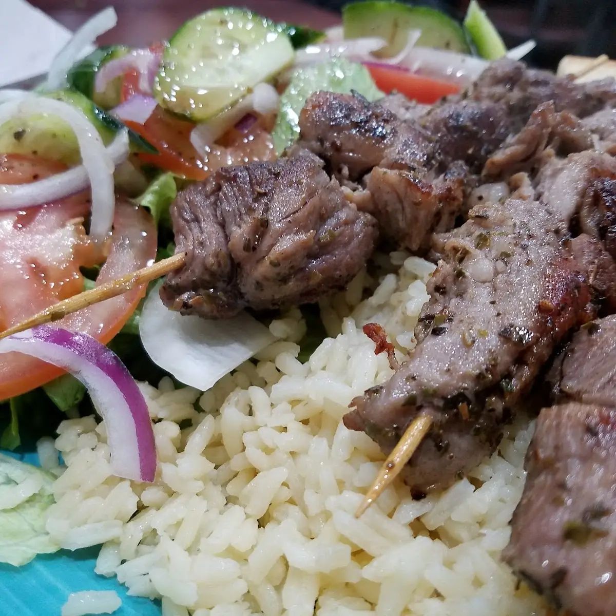 Pork Kebab Platter