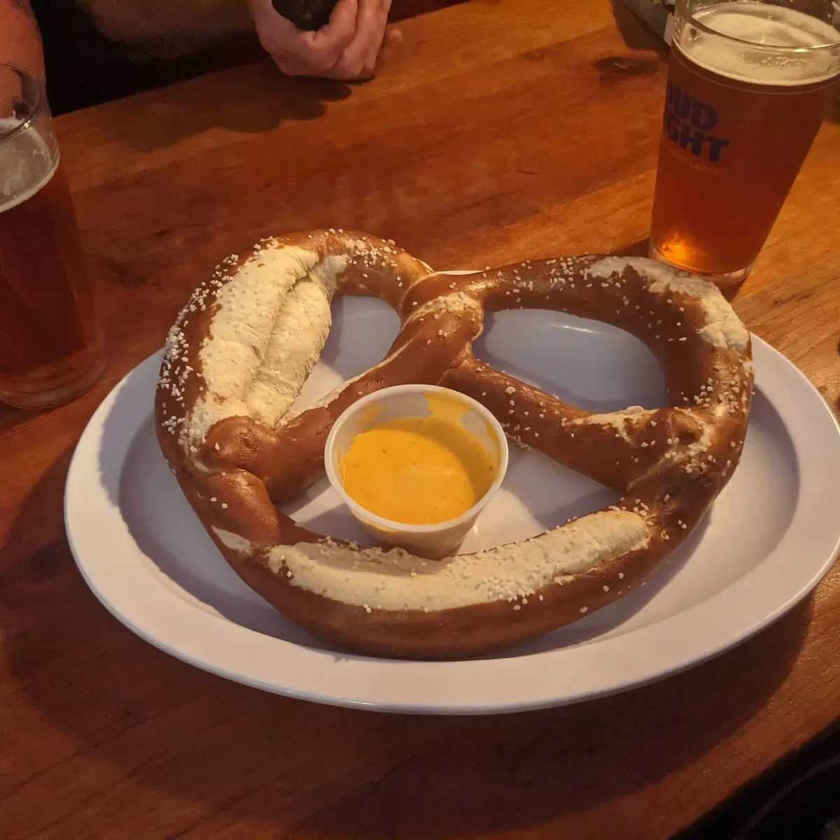 Bavarian Pretzel and Beer Cheese