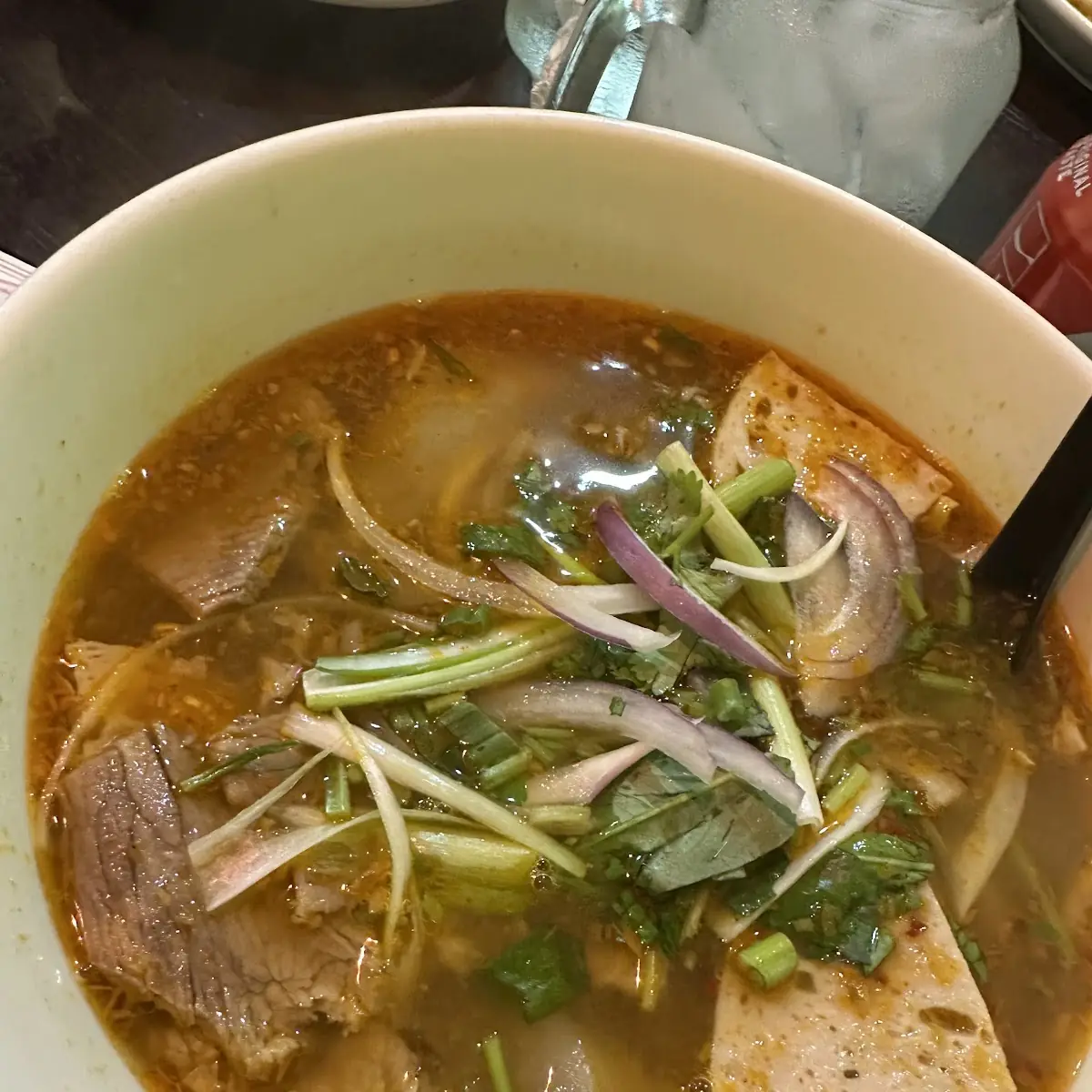 Spicy Beef Noodle Soup Bowl