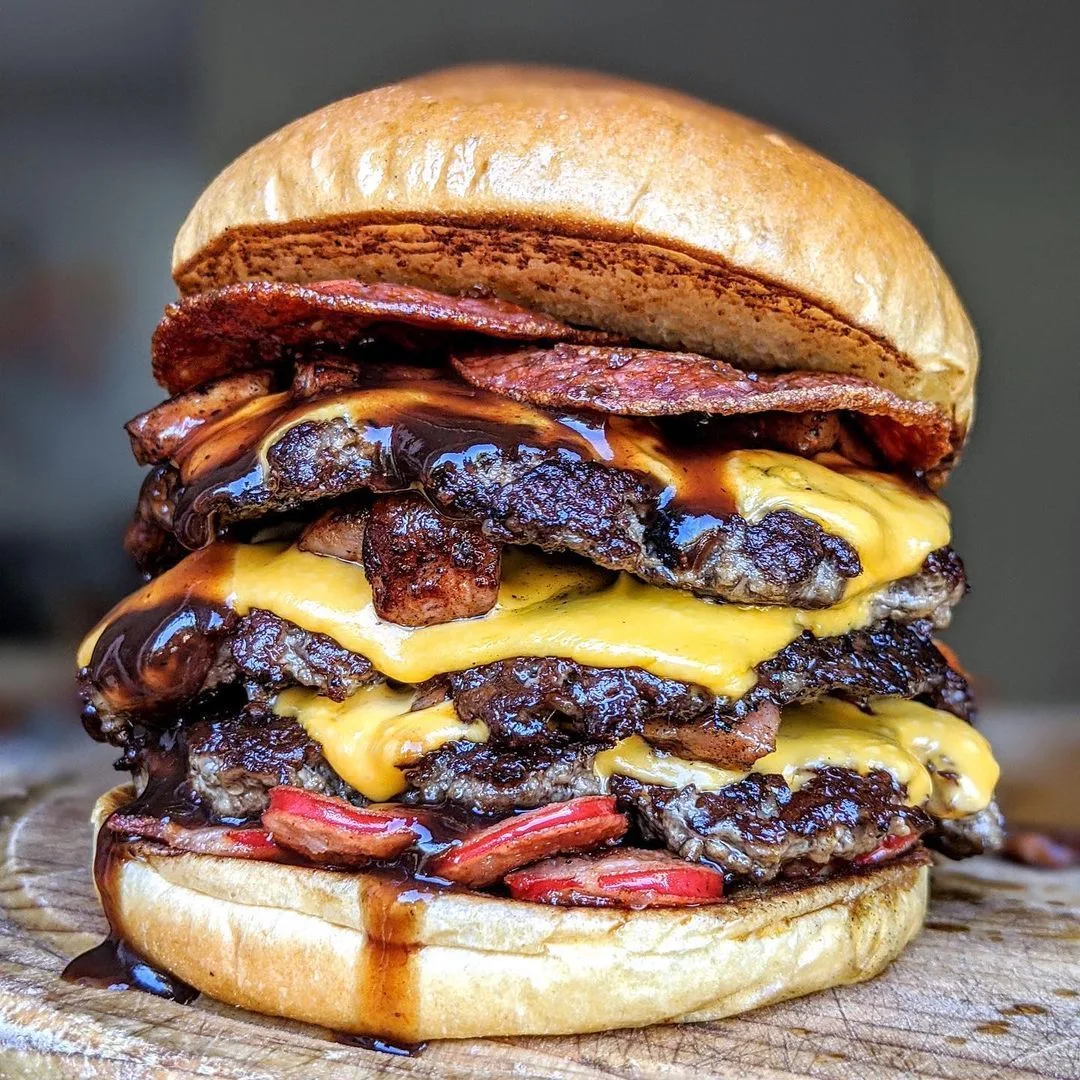 Double Wagyu Beef and Cheese Burger, Grill @ Gordon
