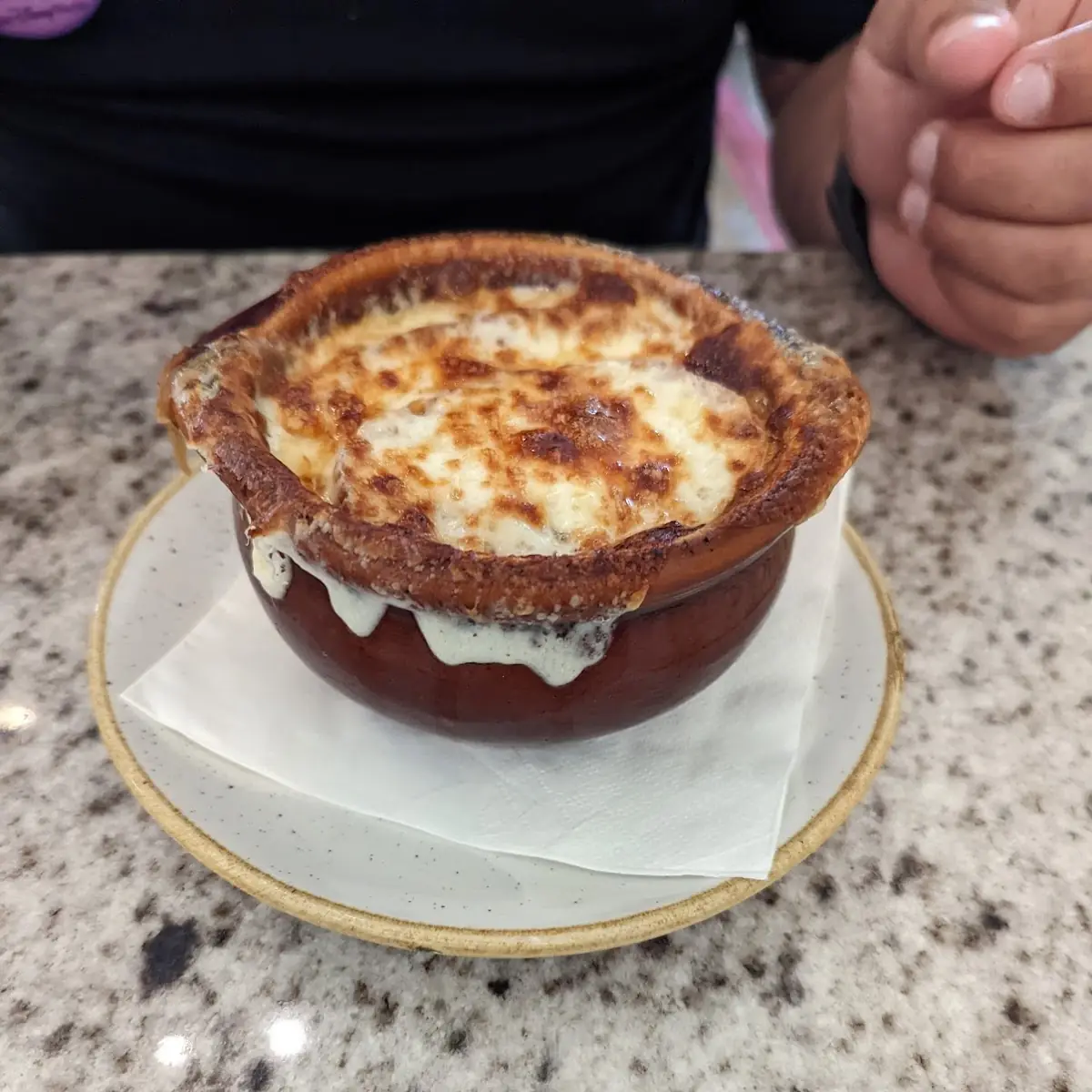 Caramelized Onion Soup Gratin