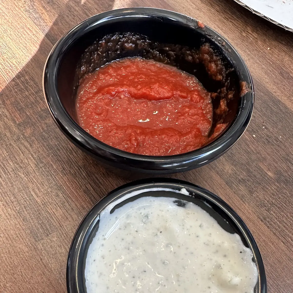 Marinara and Ranch Dressing