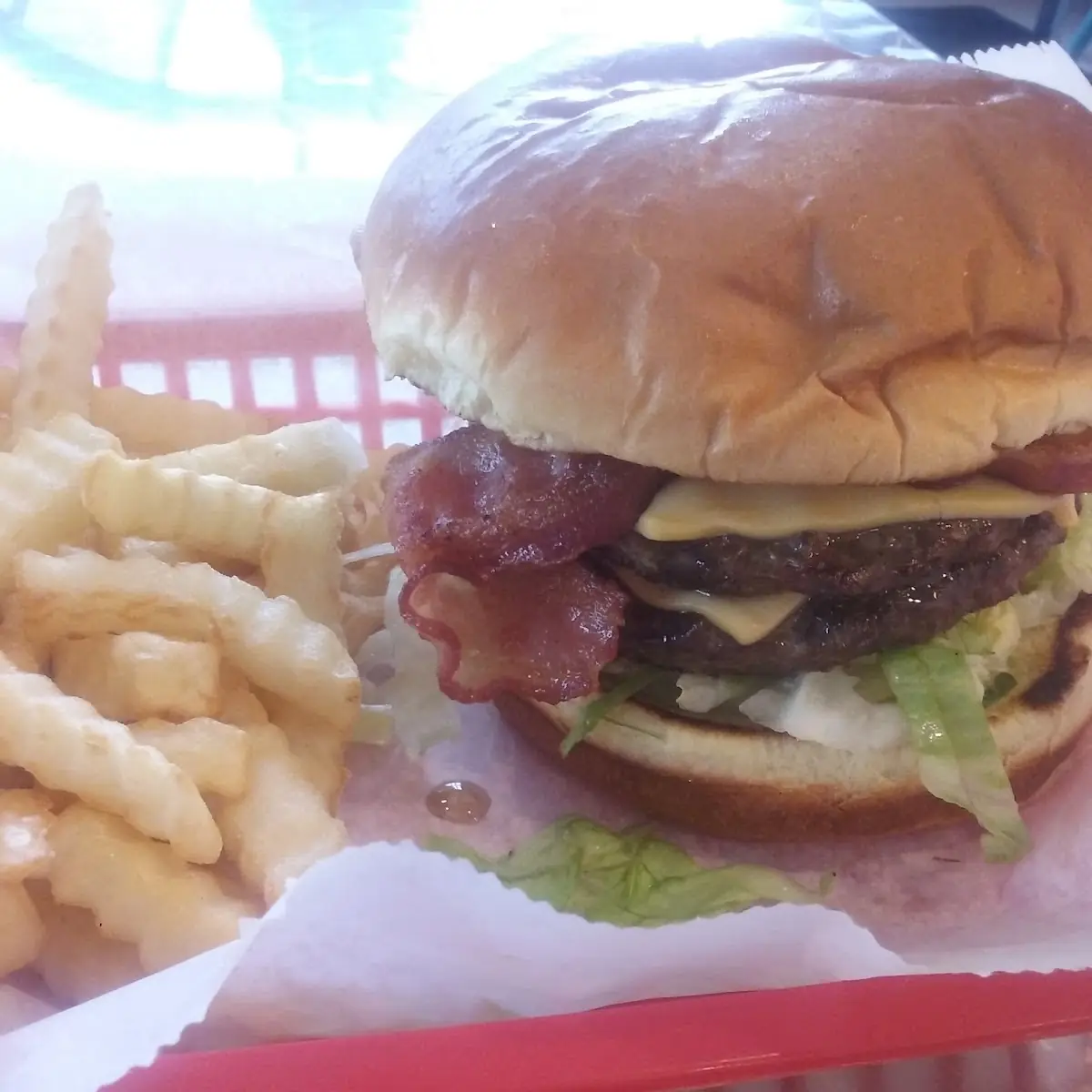 Double Bacon Cheeseburger Combo