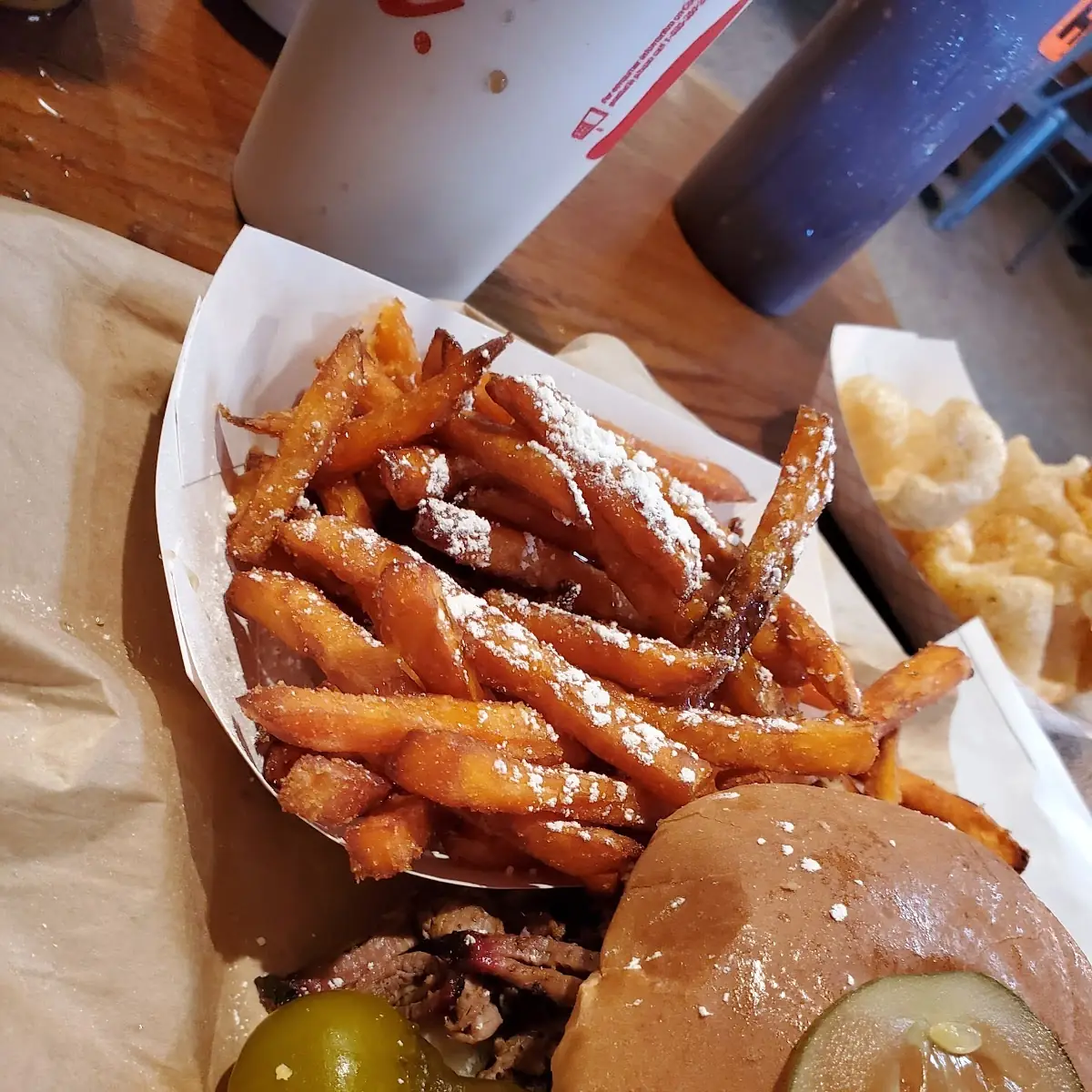 Chopped Brisket Sandwich