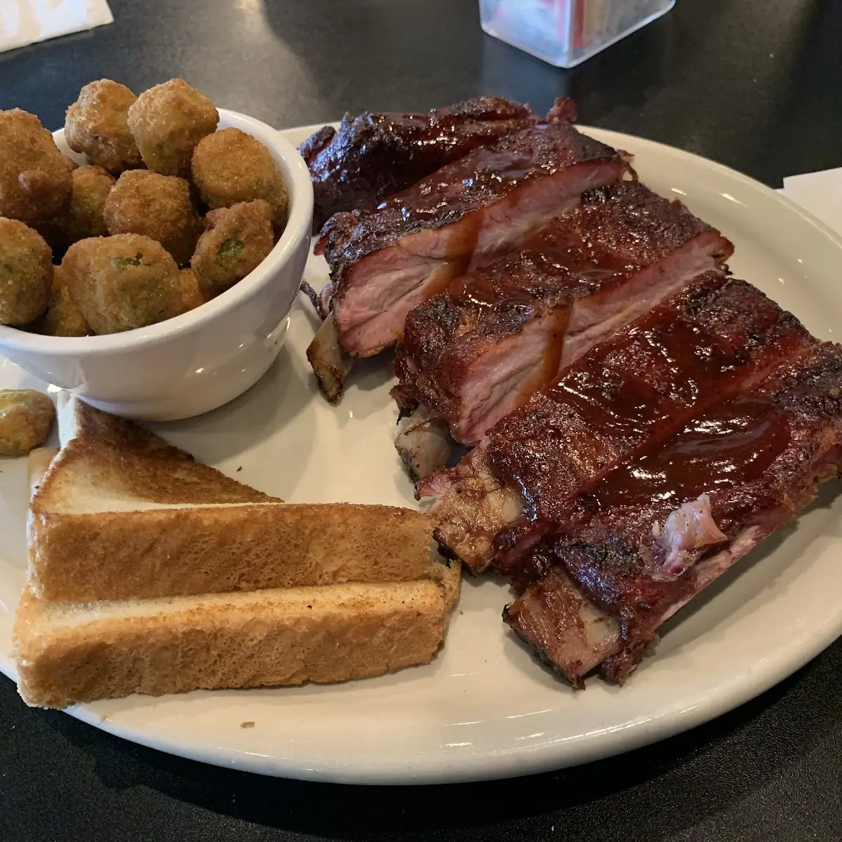 Spare Ribs and Fried Okra