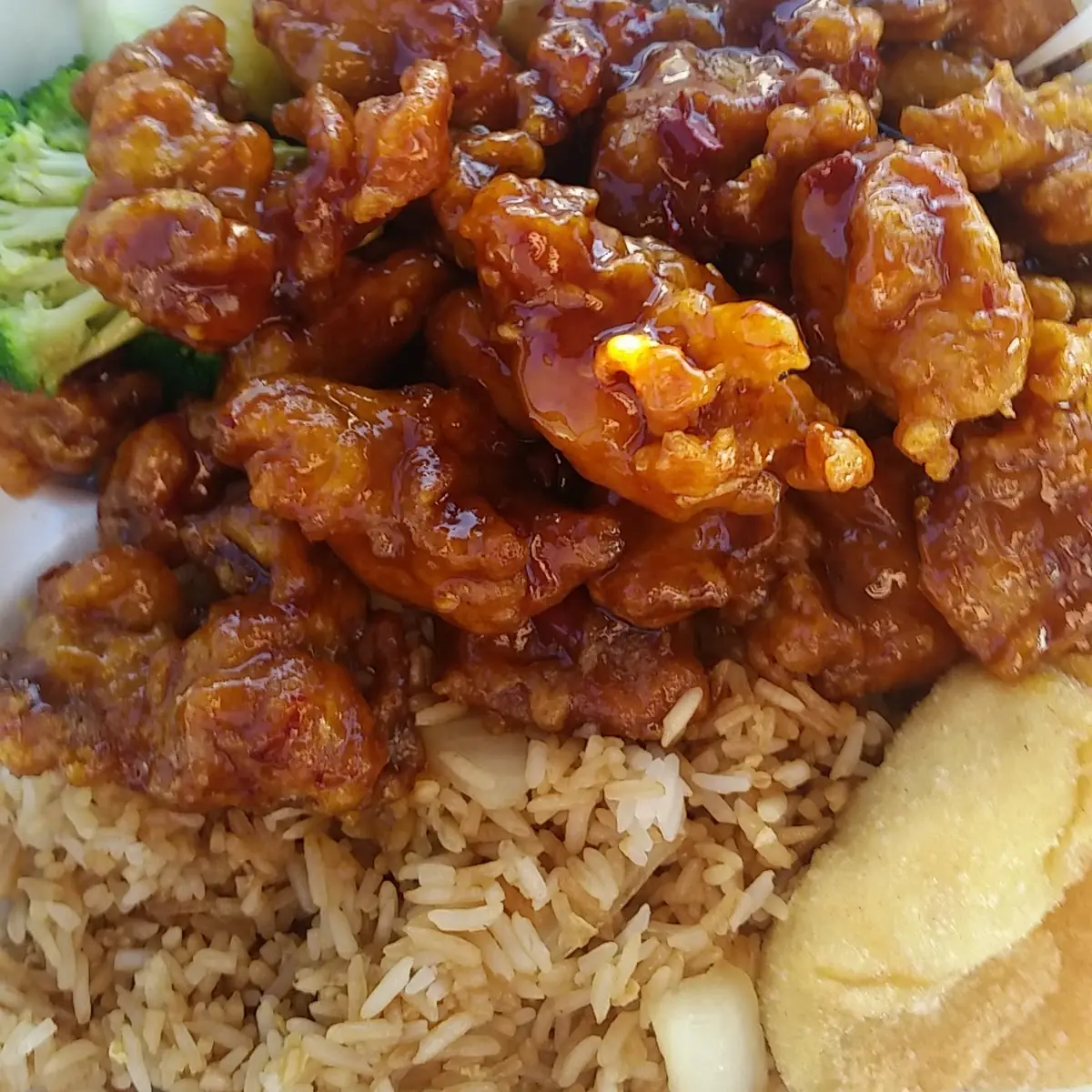General TSO's Chicken Special Combination Platter