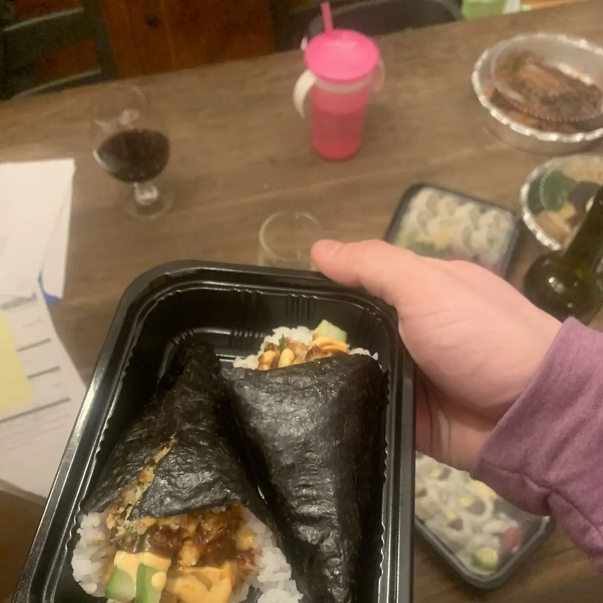 Kimchi Bacon Hand Roll
