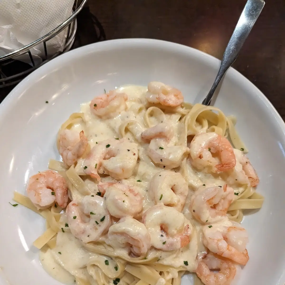 Shrimp Alfredo Pasta