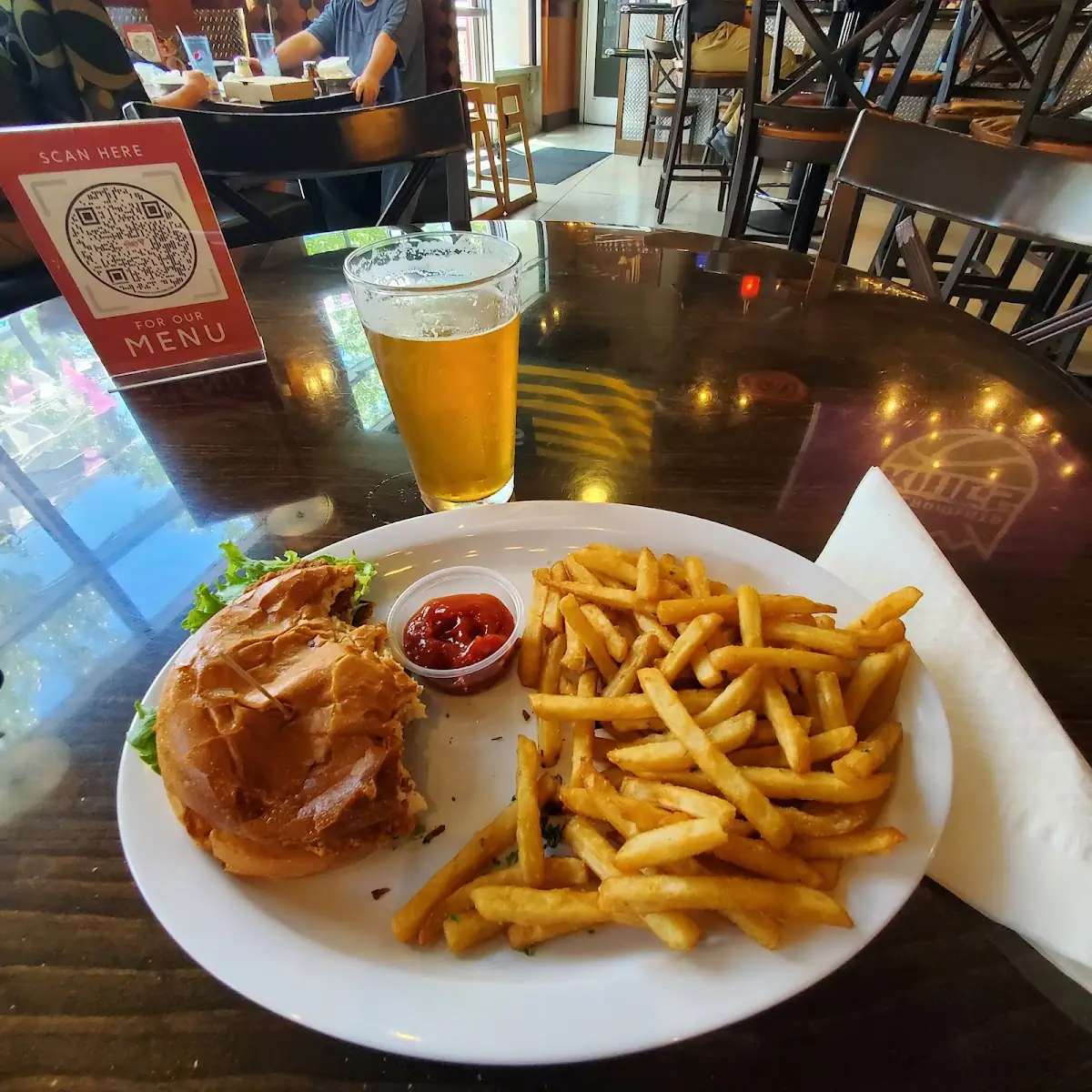 Chicken Sandwich with Fries
