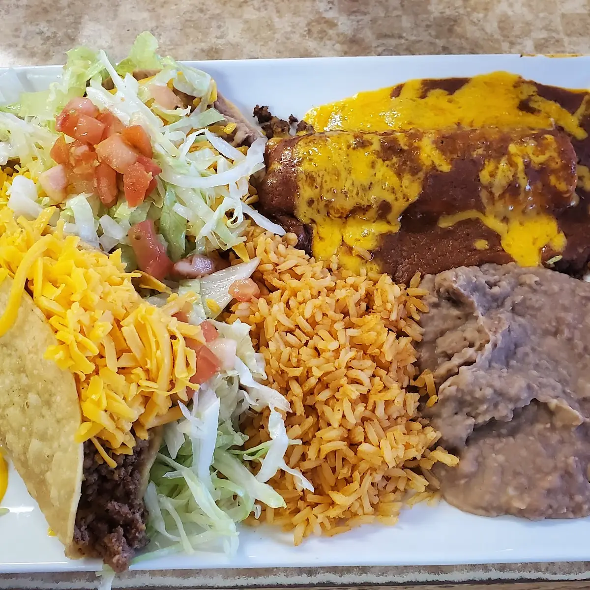 Crispy Taco Plate