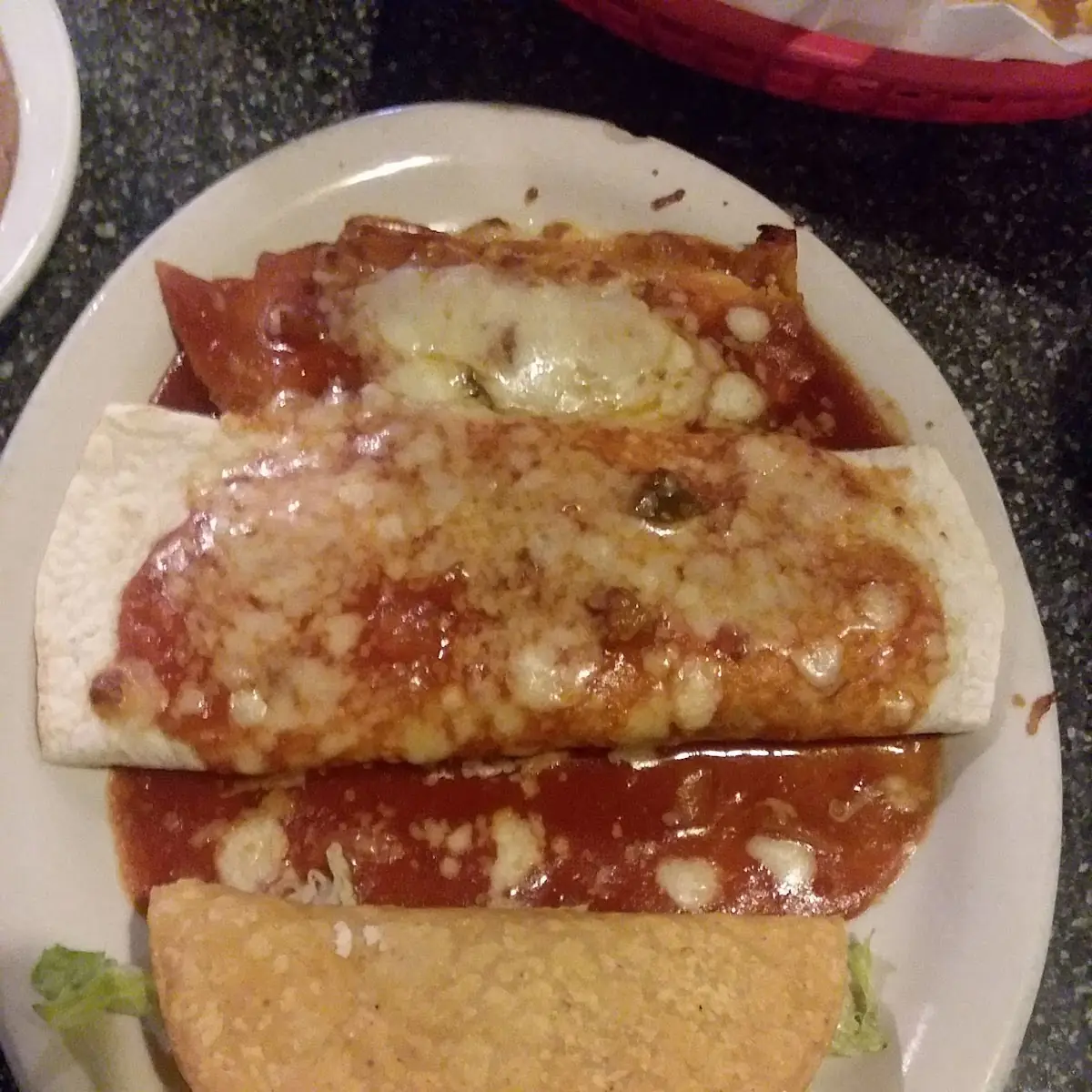 4 Cheese Enchiladas with Salad