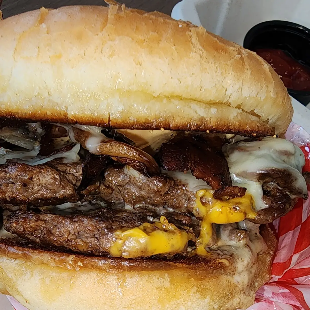 Swiss Mushroom Burger