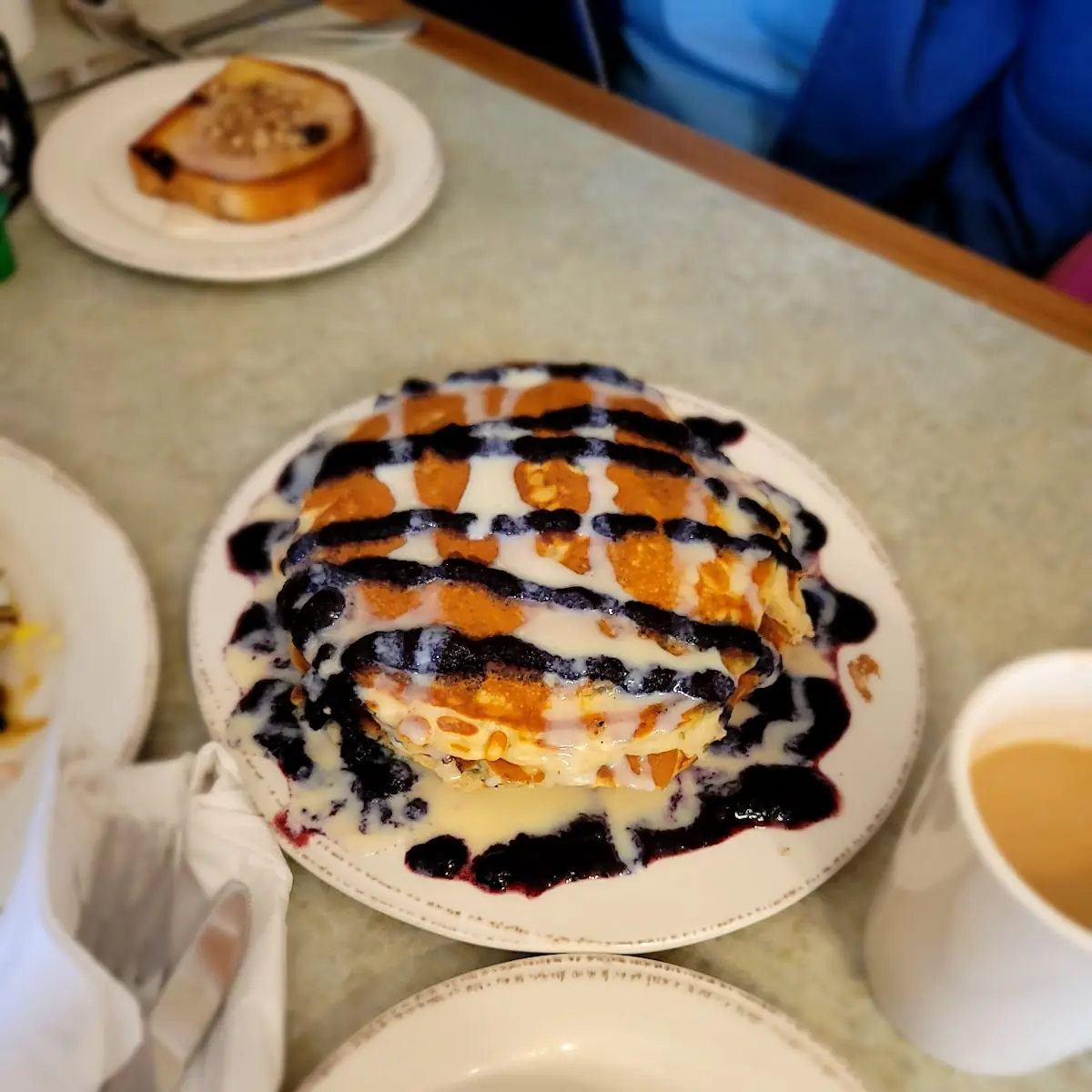 Blueberry Ricotta Pancakes
