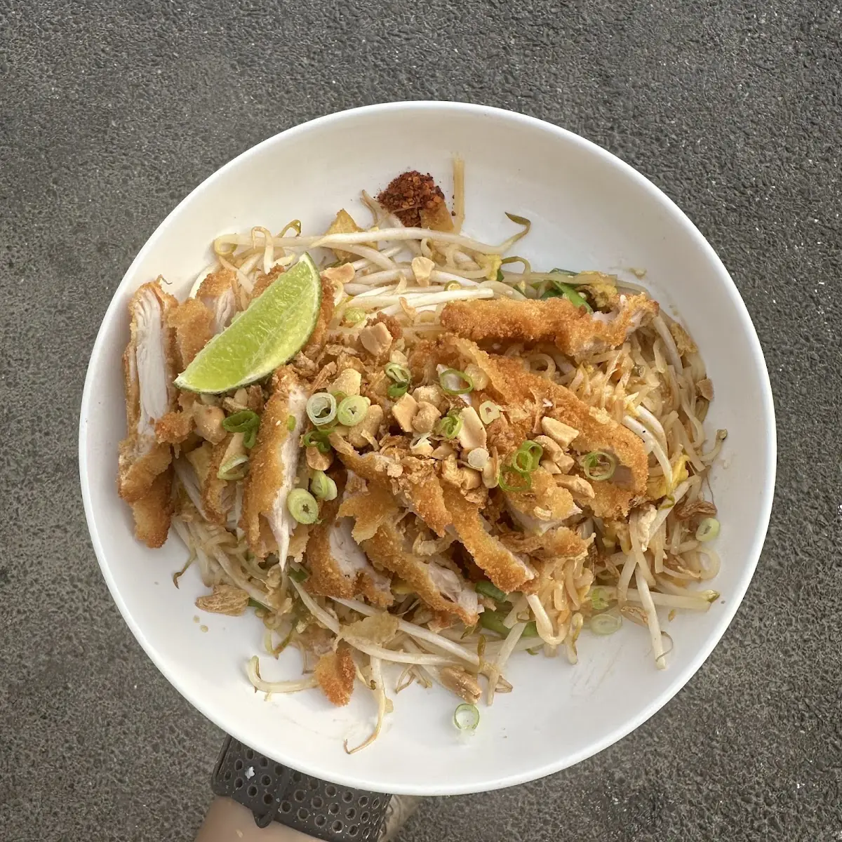 Grandma's Crispy Chicken Pad Thai