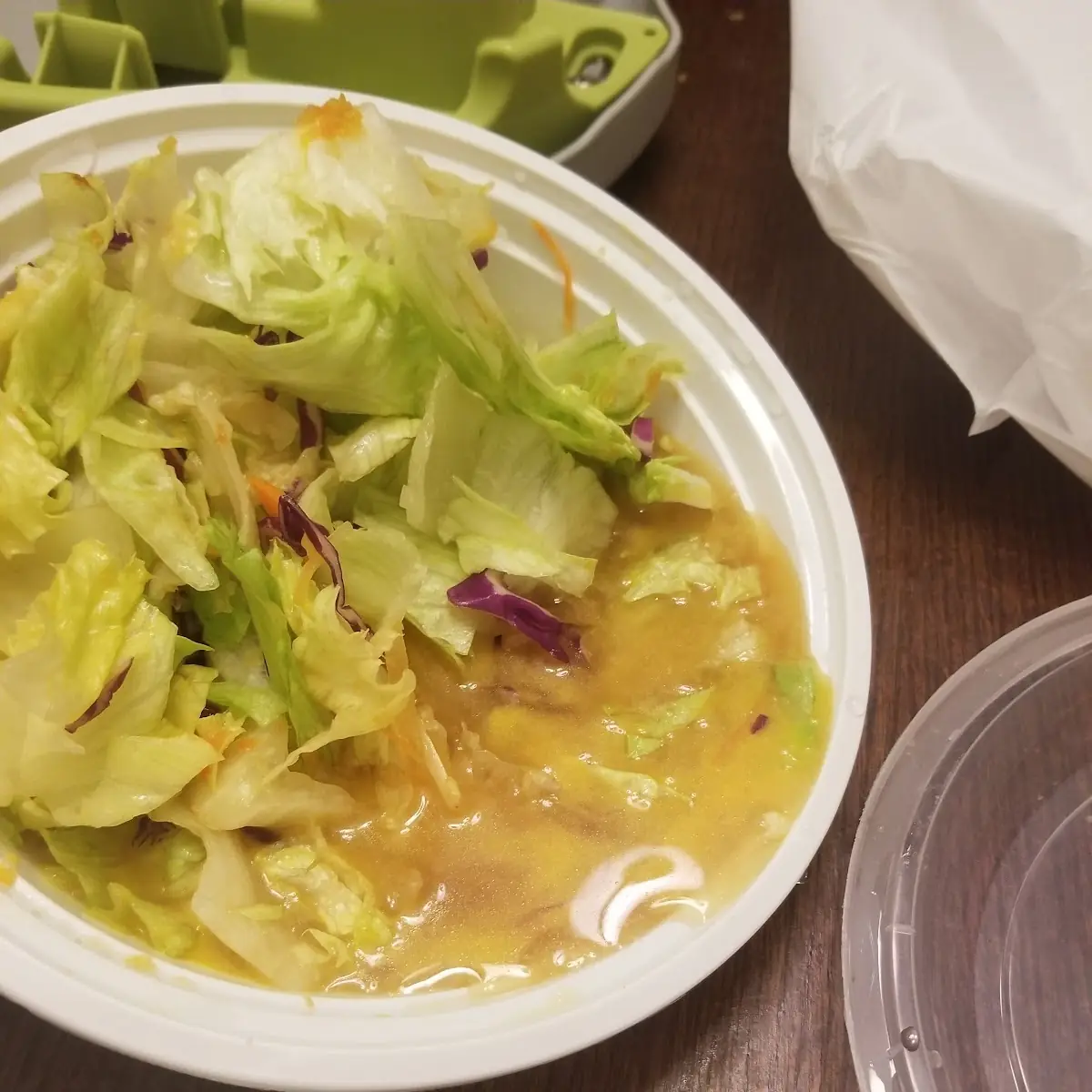Salad with Ginger Dressing
