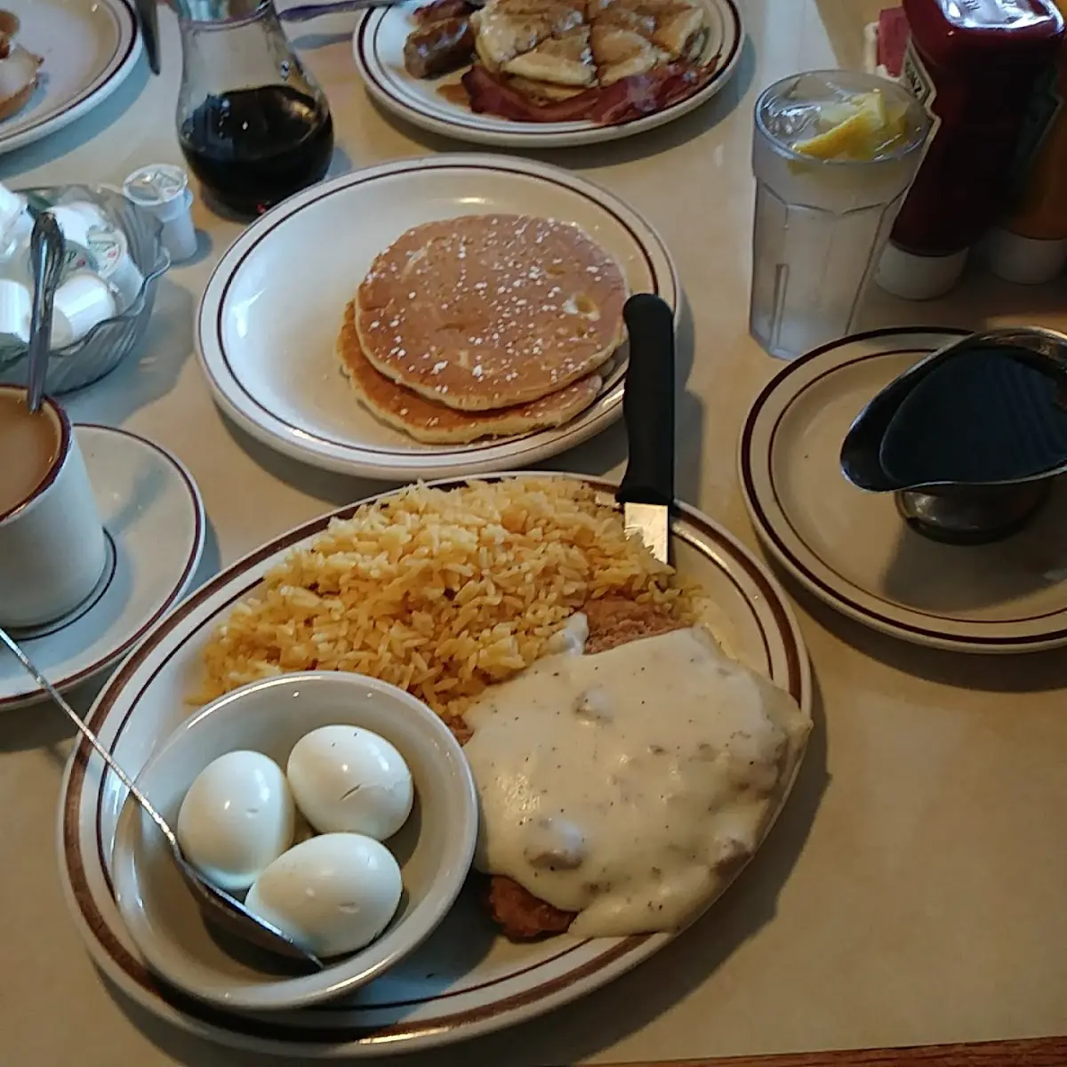 Country Fried Steak and Eggs