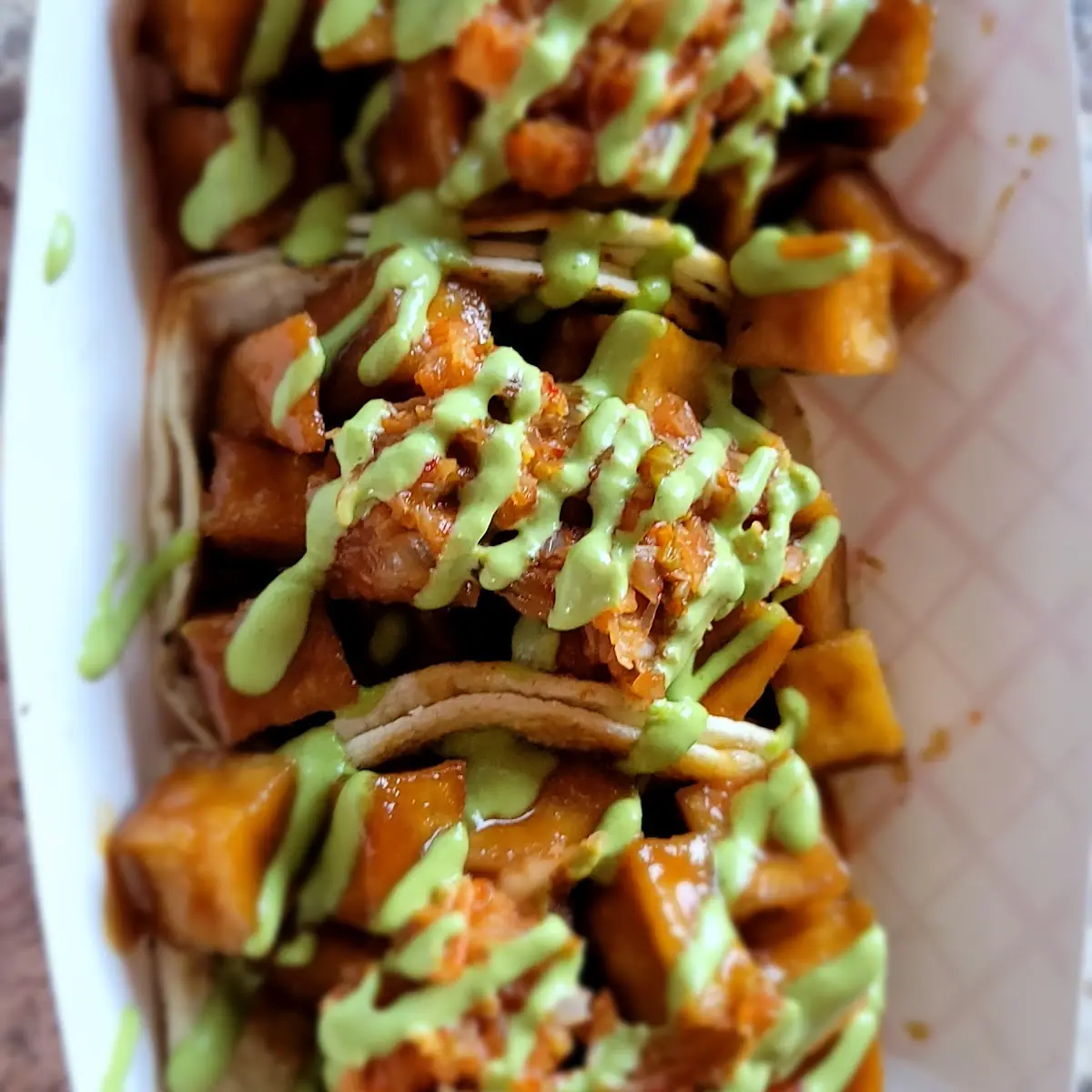 Korean Tofu Tacos