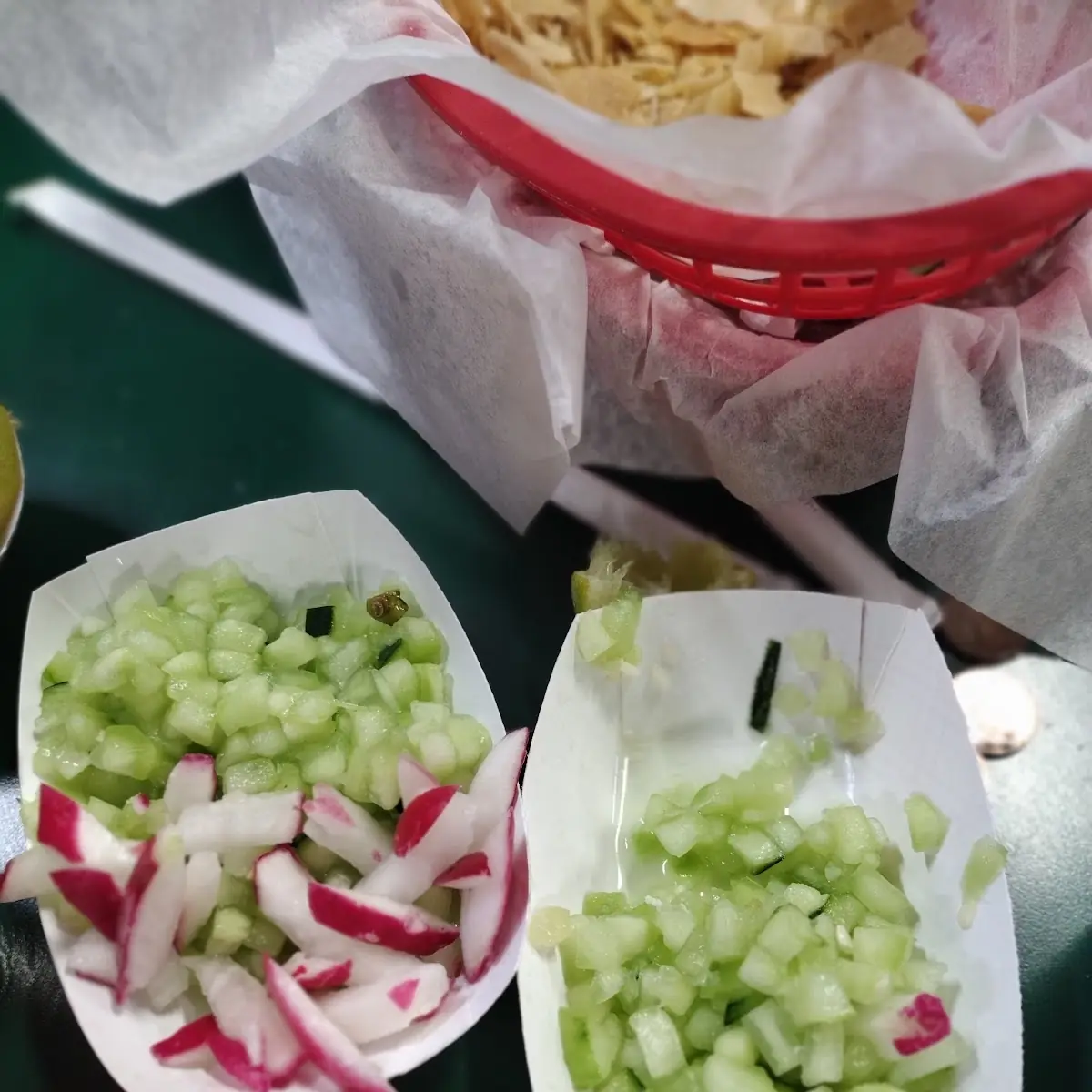 Pepinos Cucumbers at the Salad Bar