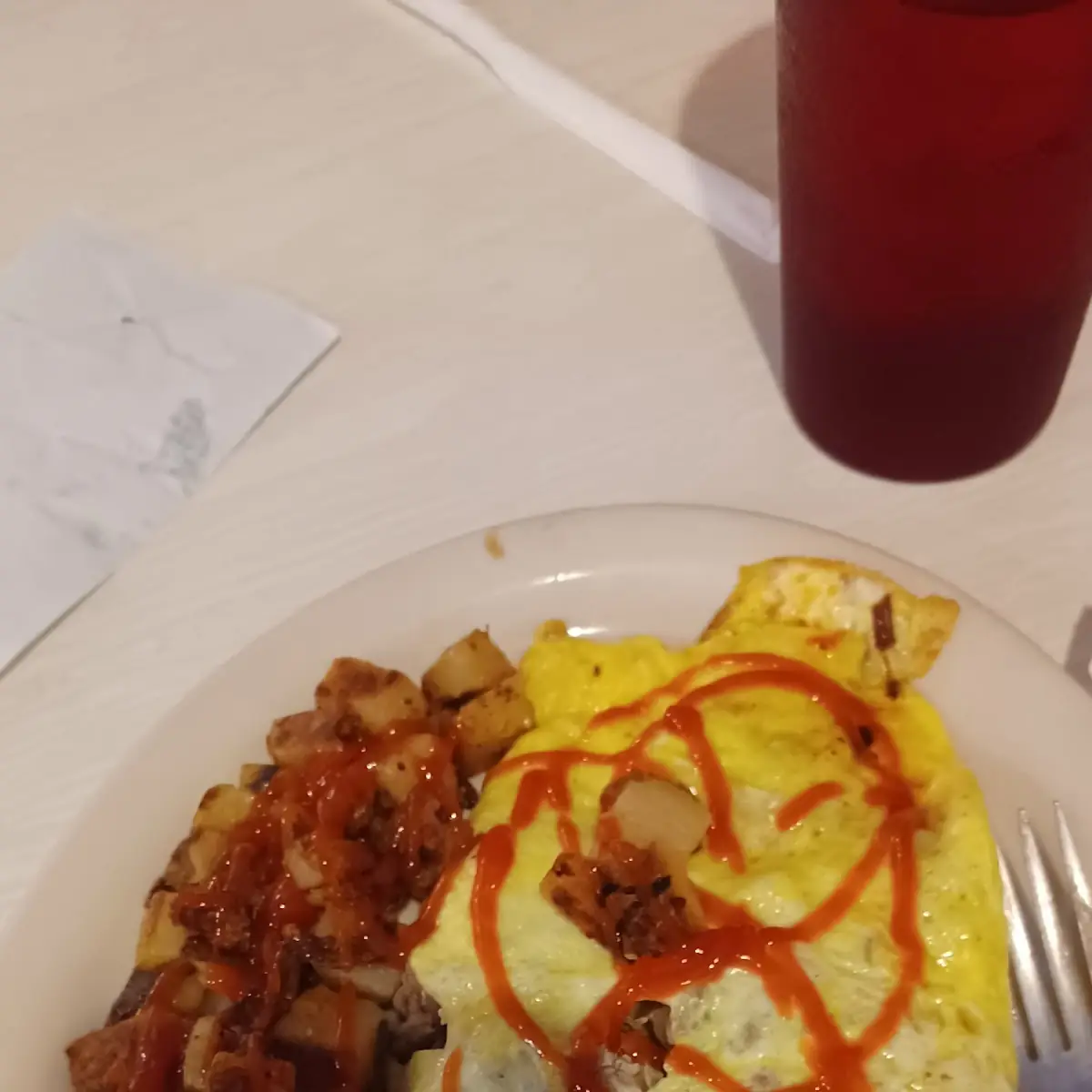Philly Cheesesteak Omelette