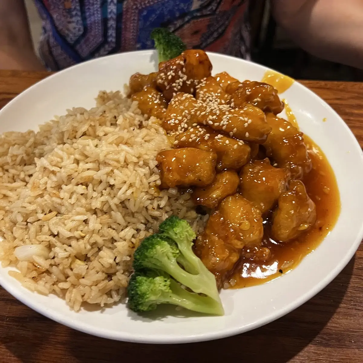 Sesame Chicken with Fried Rice Combo