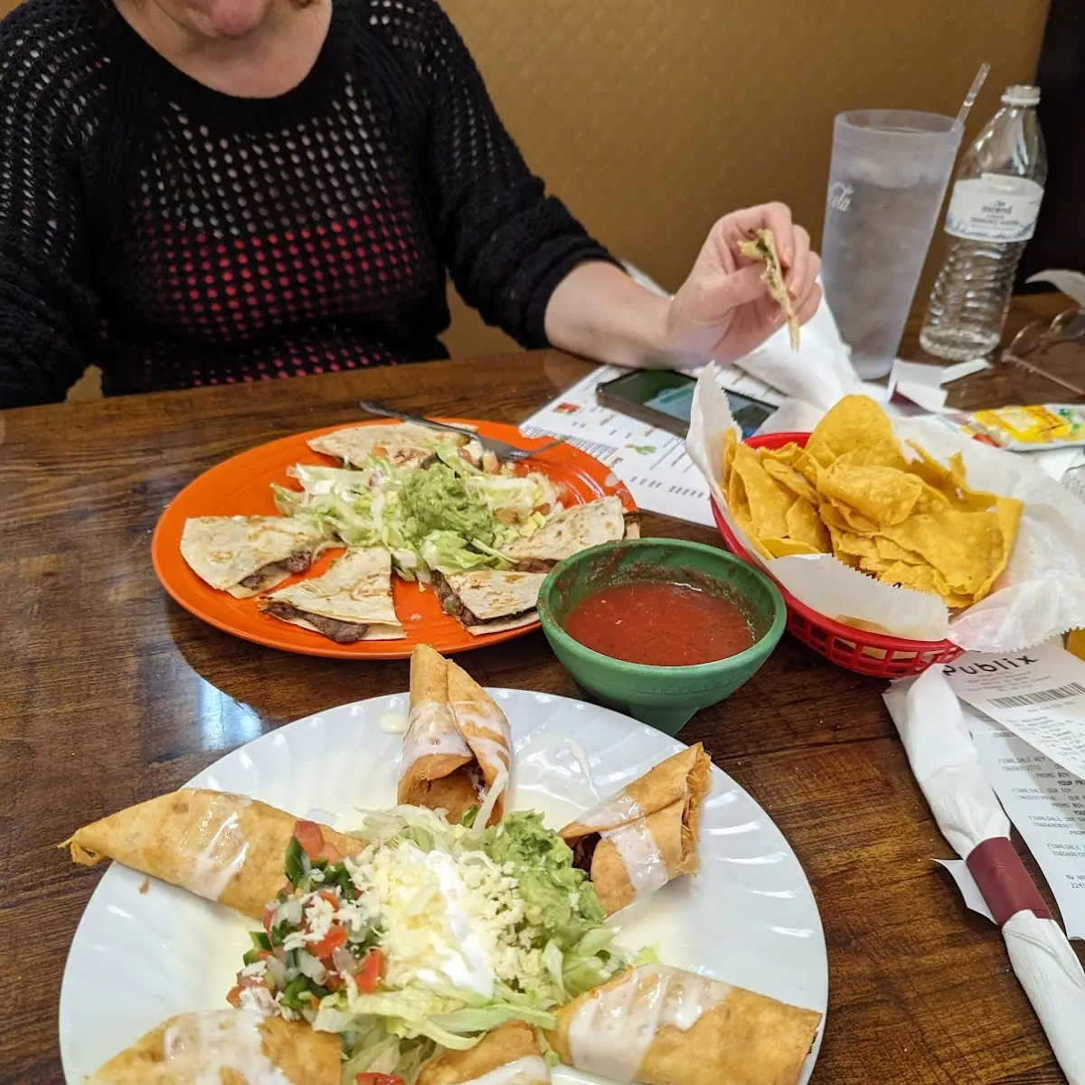 Fajita Pizza and Chicken Taquitos