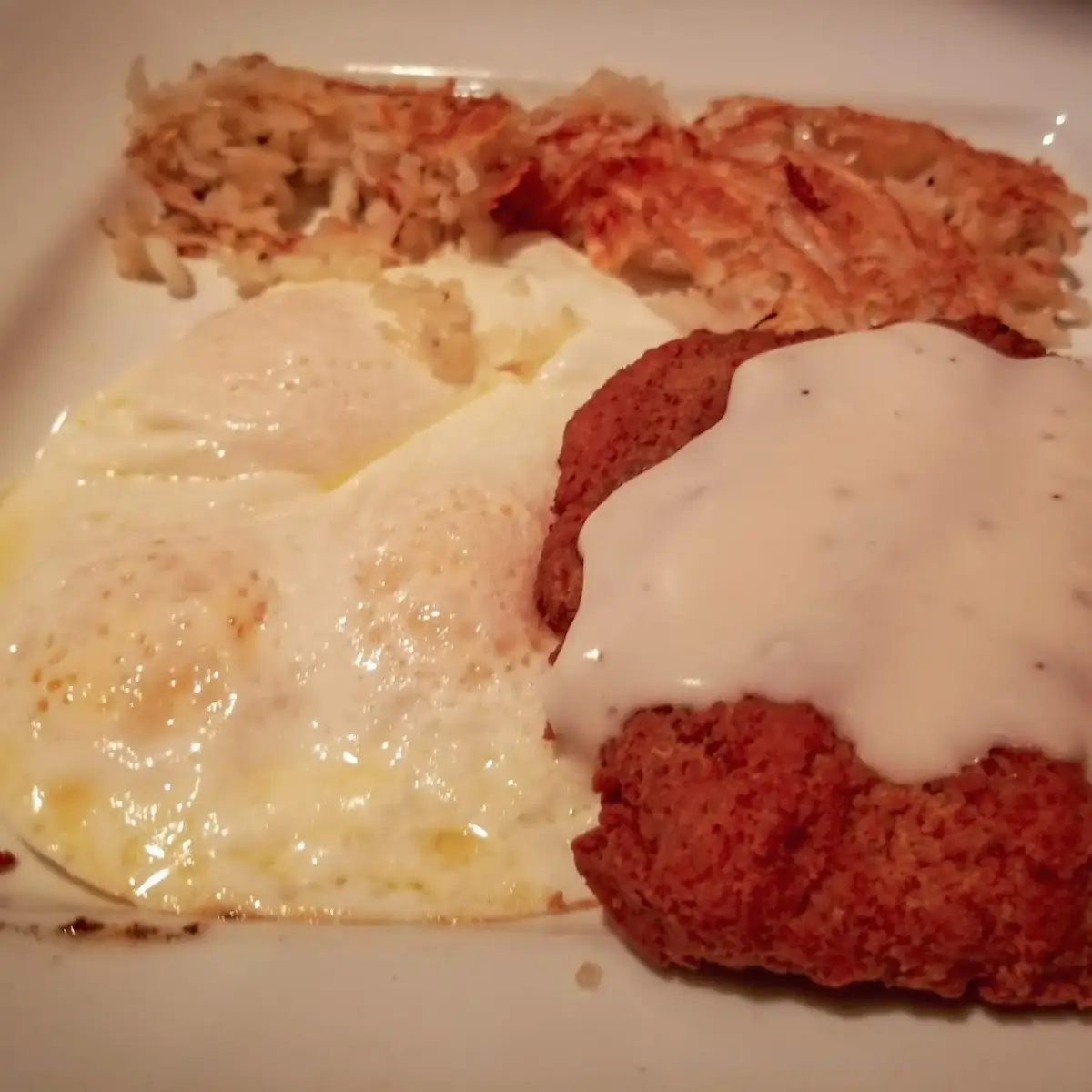 Country Fried Steak and Eggs